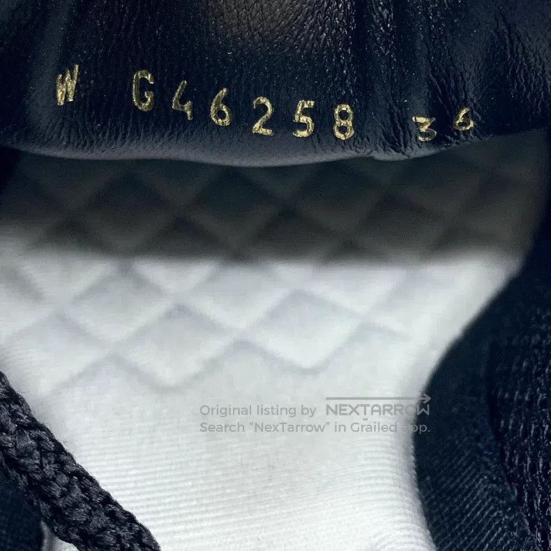 Chanel Chanel 25B Black Cowhide Lace-up Casual Flat Panda Sneaker Size US 5.5 / IT 35.5 - 6 Thumbnail