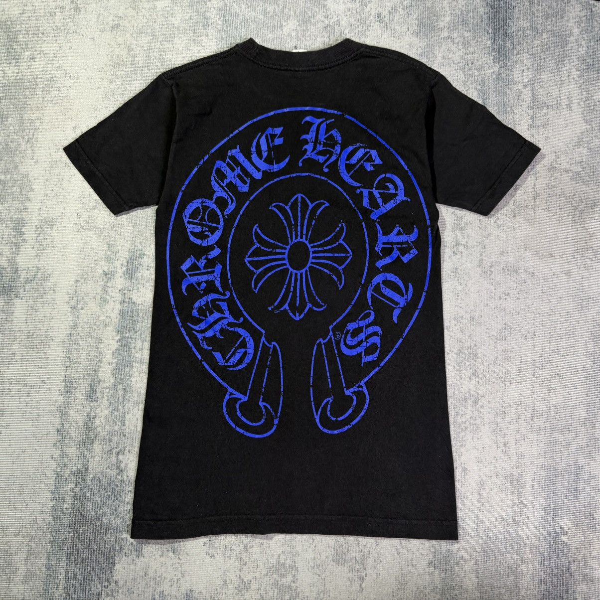 Chrome Hearts 2000s Y2K Blue Horseshoe Scroll Size US S / EU 44-46 / 1 - 1 Thumbnail