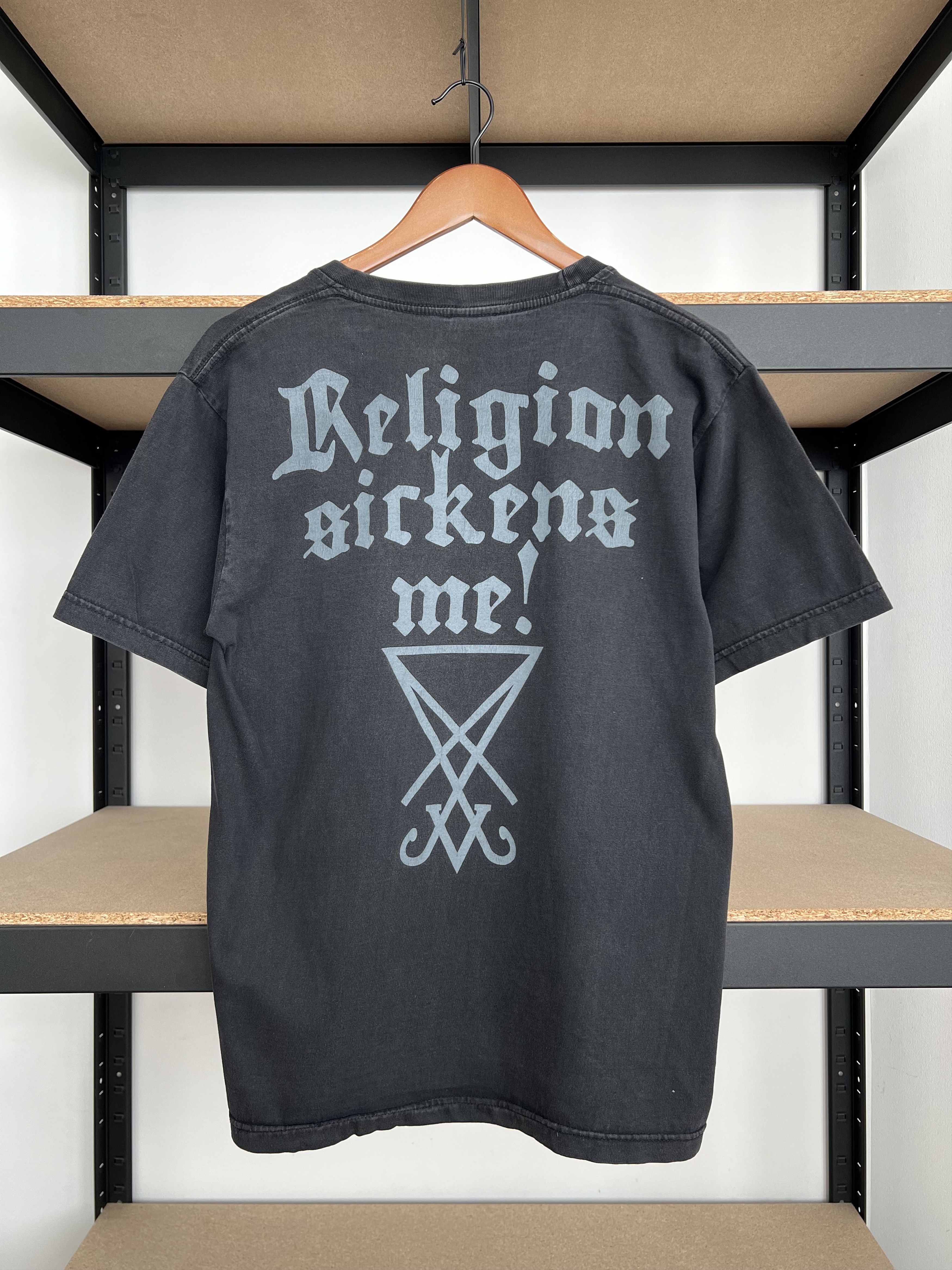 Band Tees Vintage Dimmu Borgir In Sorte Diaboli Black Metal T-shirt Size US L / EU 52-54 / 3 - 2 Thumbnail
