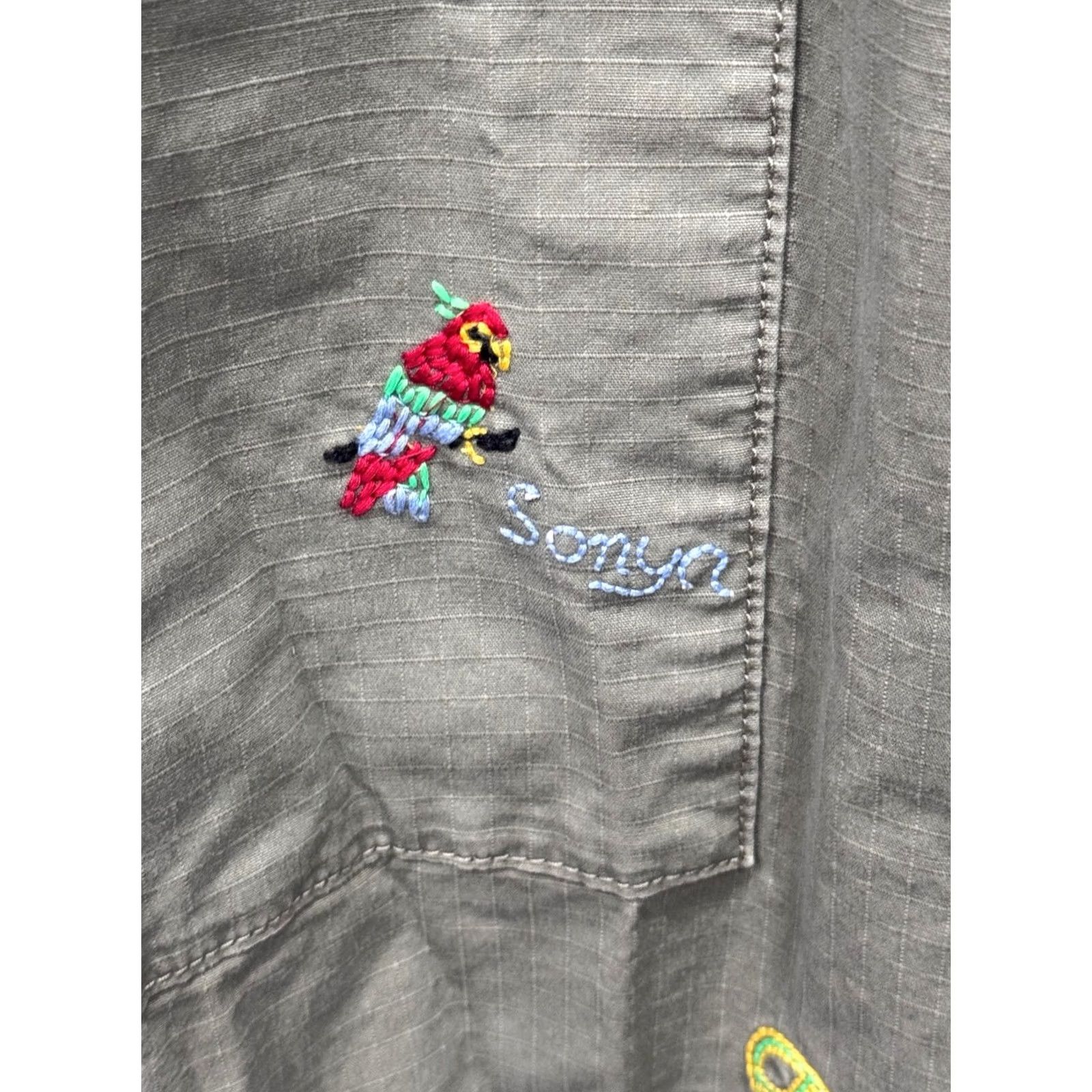 Champion Champion Pants 2XL Drawstring Peace Sign Sun Logo Stitched Rare Multicolor Mens Size US 39 - 5 Thumbnail