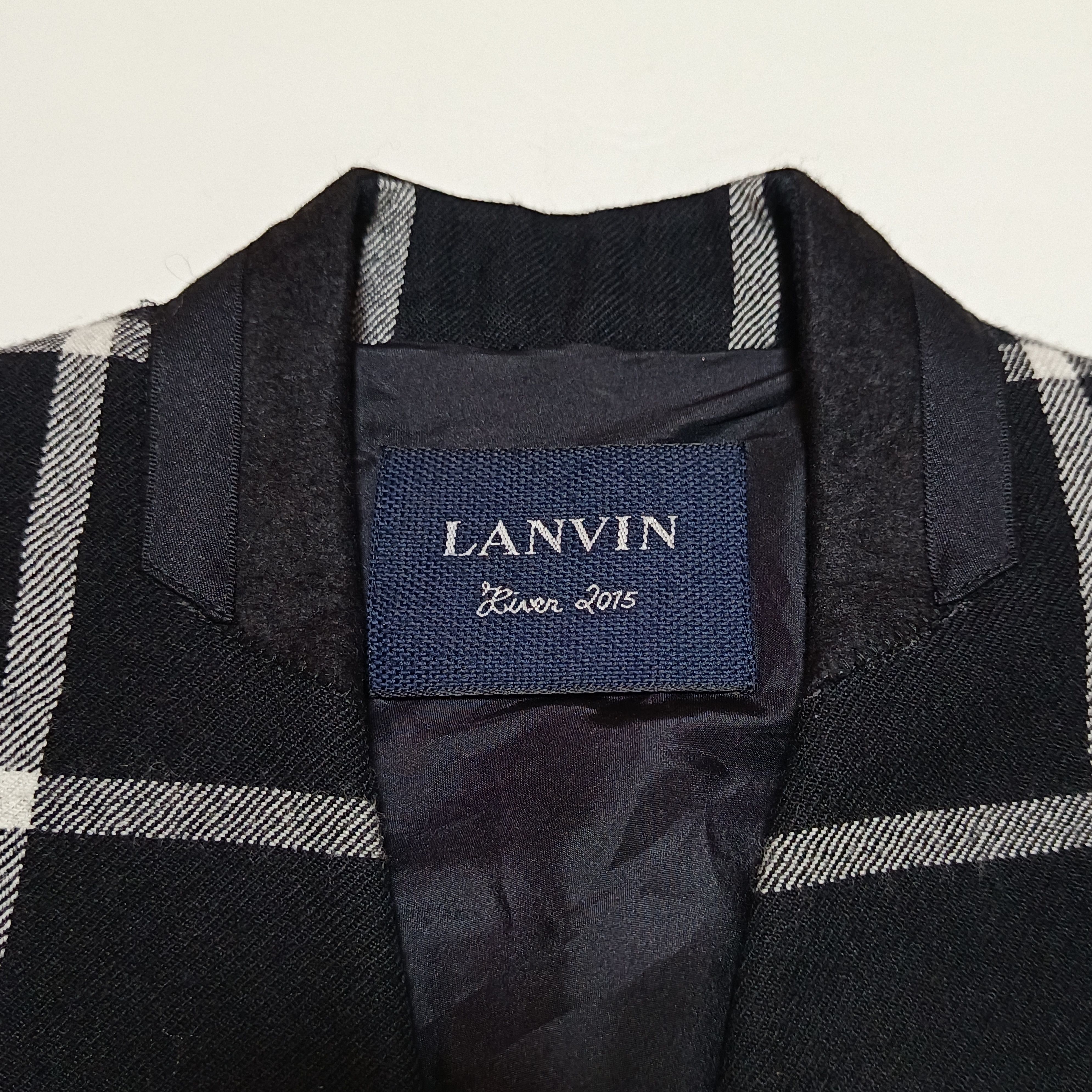 Lanvin Lanvin Pre-Fall 2015 Wool Long Coat Jacket Size M / US 6-8 / IT 42-44 - 4 Thumbnail