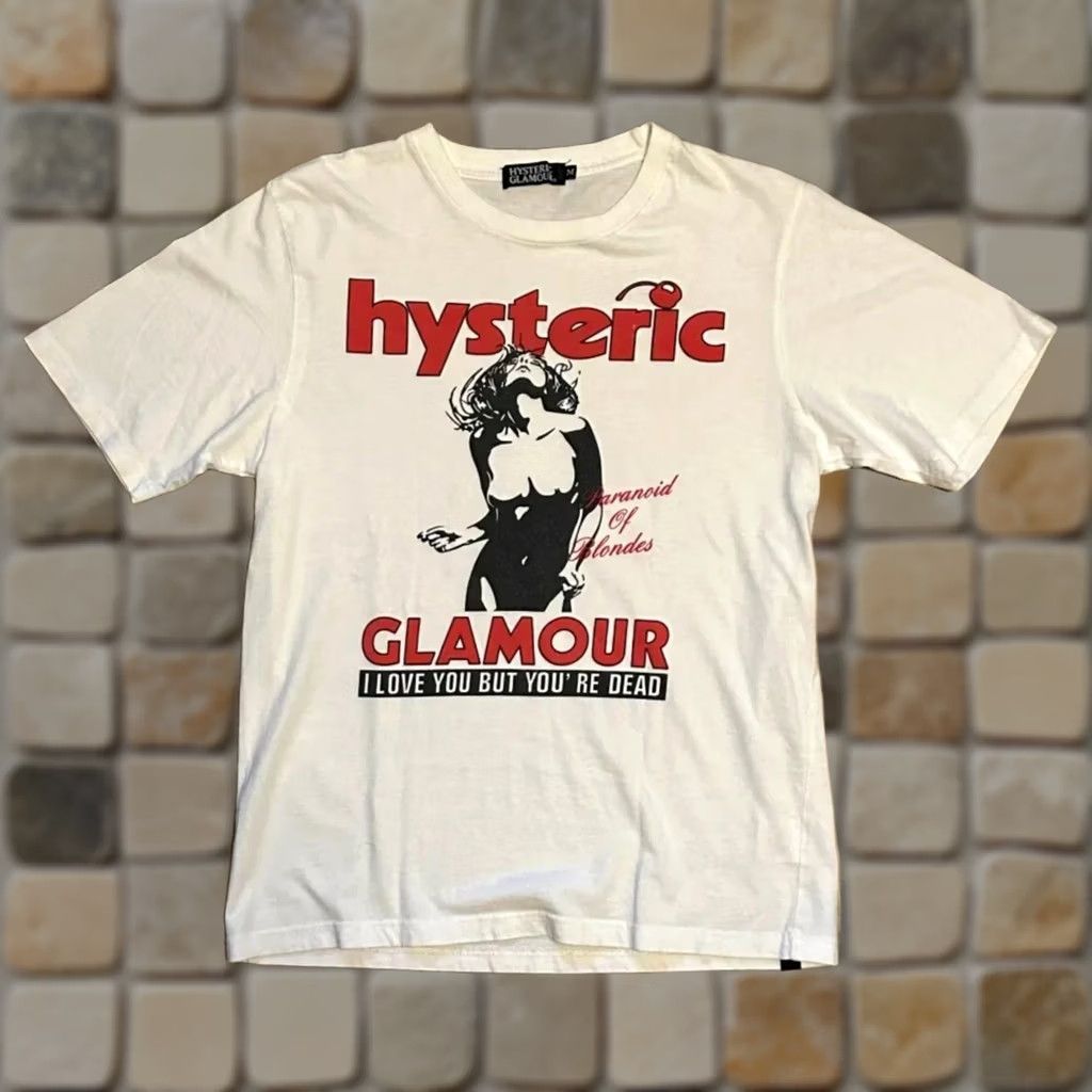 Hysteric Glamour VINTAGE Hysteric Glamour Paranoid Of Blondes T-Shirt M Men White Medium Size US M / EU 48-50 / 2 - 1 Thumbnail