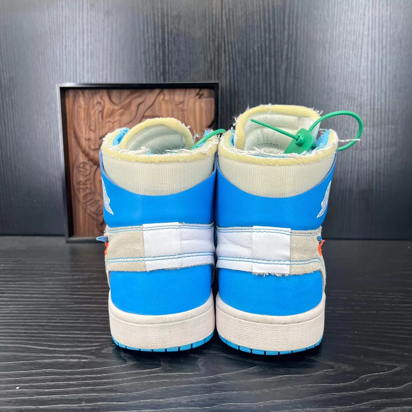 Nike OW x AJ1 University Blue 44 with box Size US 11 / EU 44 - 5 Thumbnail