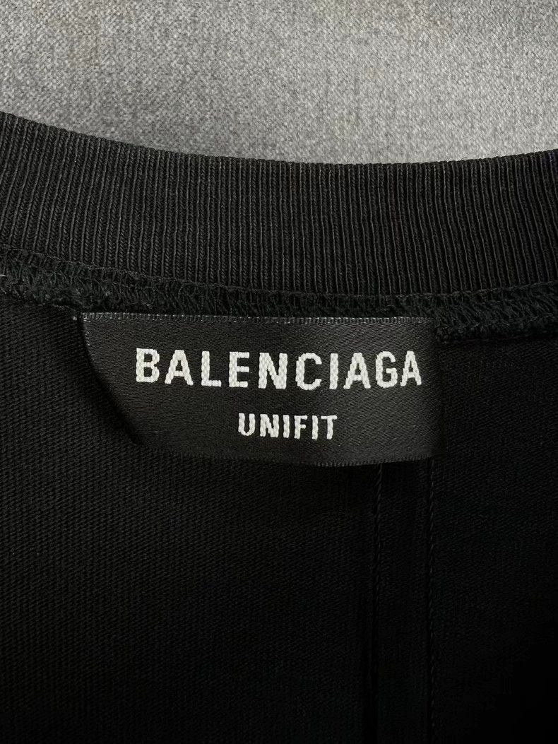Balenciaga Balenciaga Flame letters do old damage short sleeves. Size US L / EU 52-54 / 3 - 4 Thumbnail