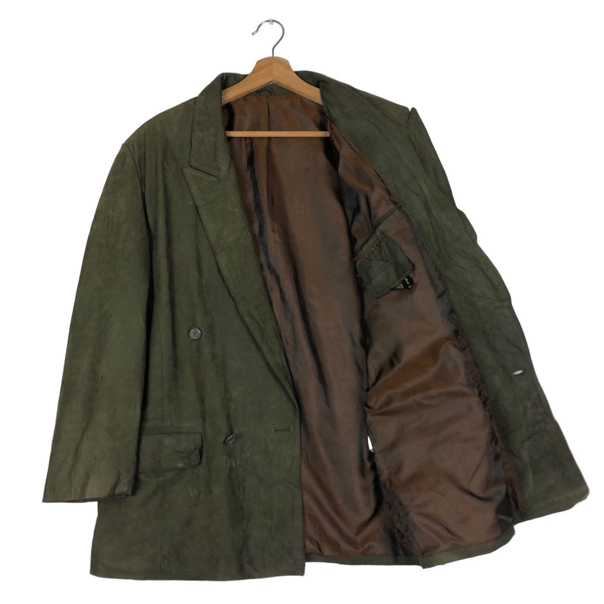Issey Miyake 🔥Vintage Genuine Leather Jacket Biker Sub Urban Tokyo Made Size US L / EU 52-54 / 3 - 11 Thumbnail