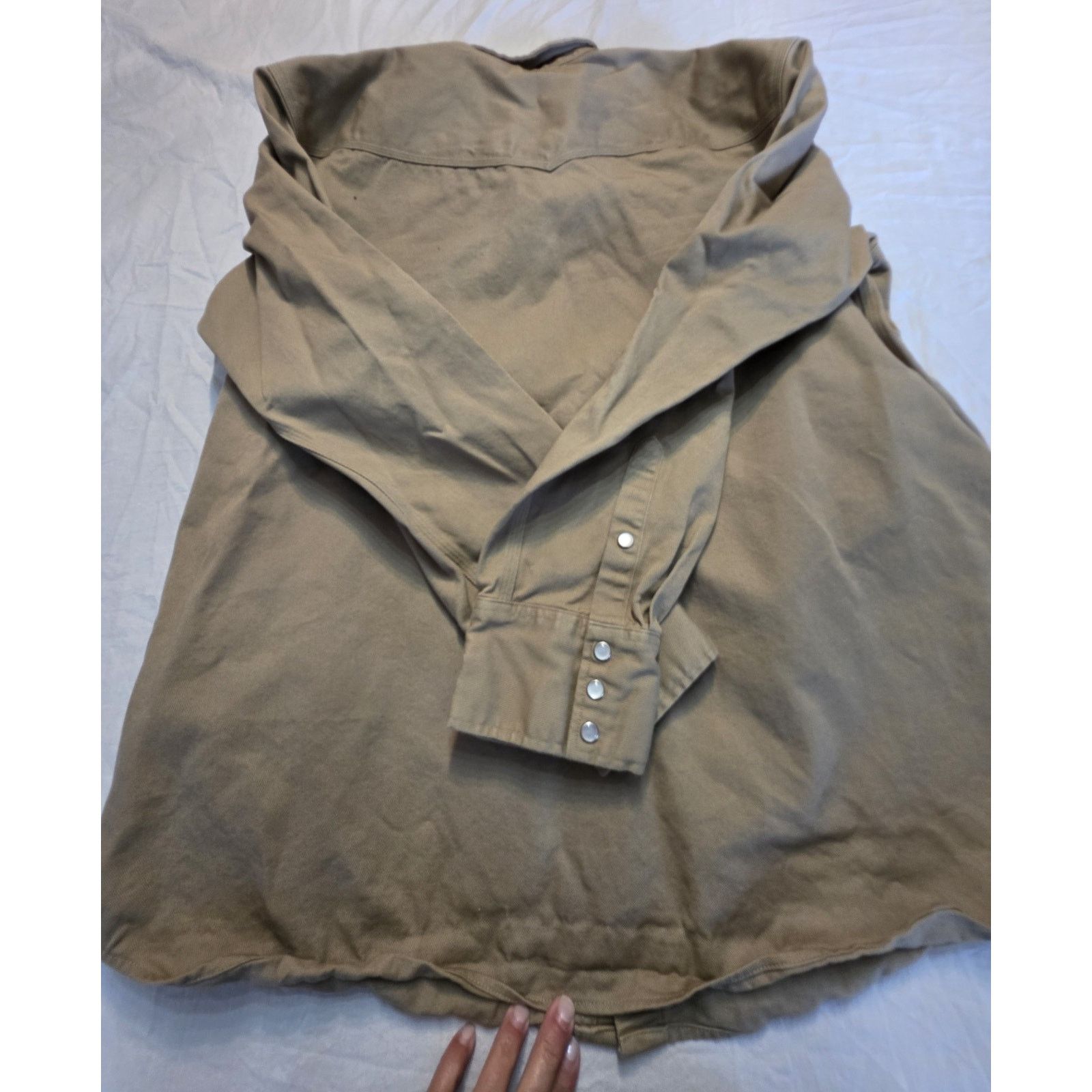 Carhartt Carhartt Pearl Snaps Tan Men's Size 2XL Work Shirt Size US XXL / EU 58 / 5 - 6 Thumbnail