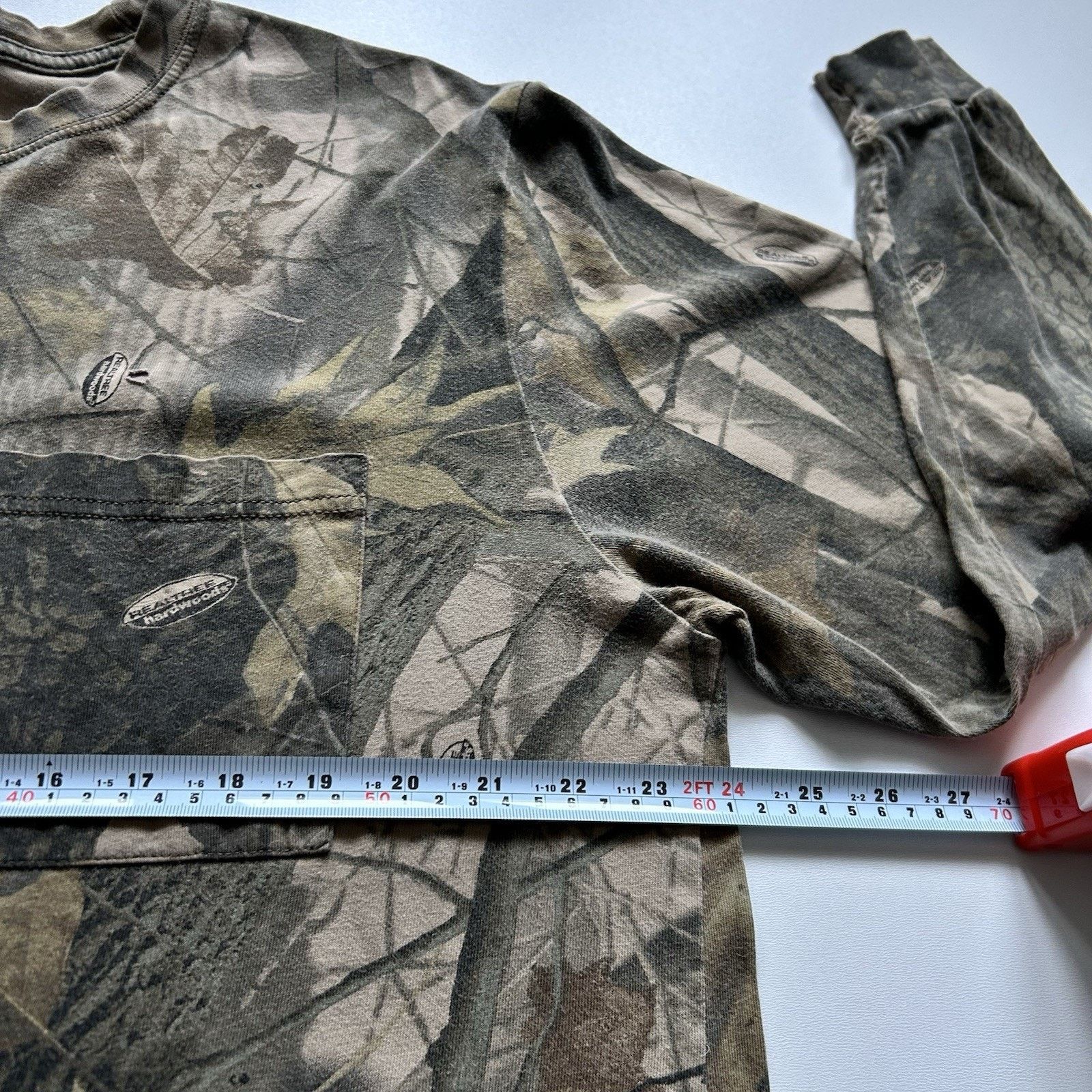 Realtree Vintage Realtree Camo Long Sleeve Pocket T Shirt Large Rare Size US L / EU 52-54 / 3 - 4 Thumbnail