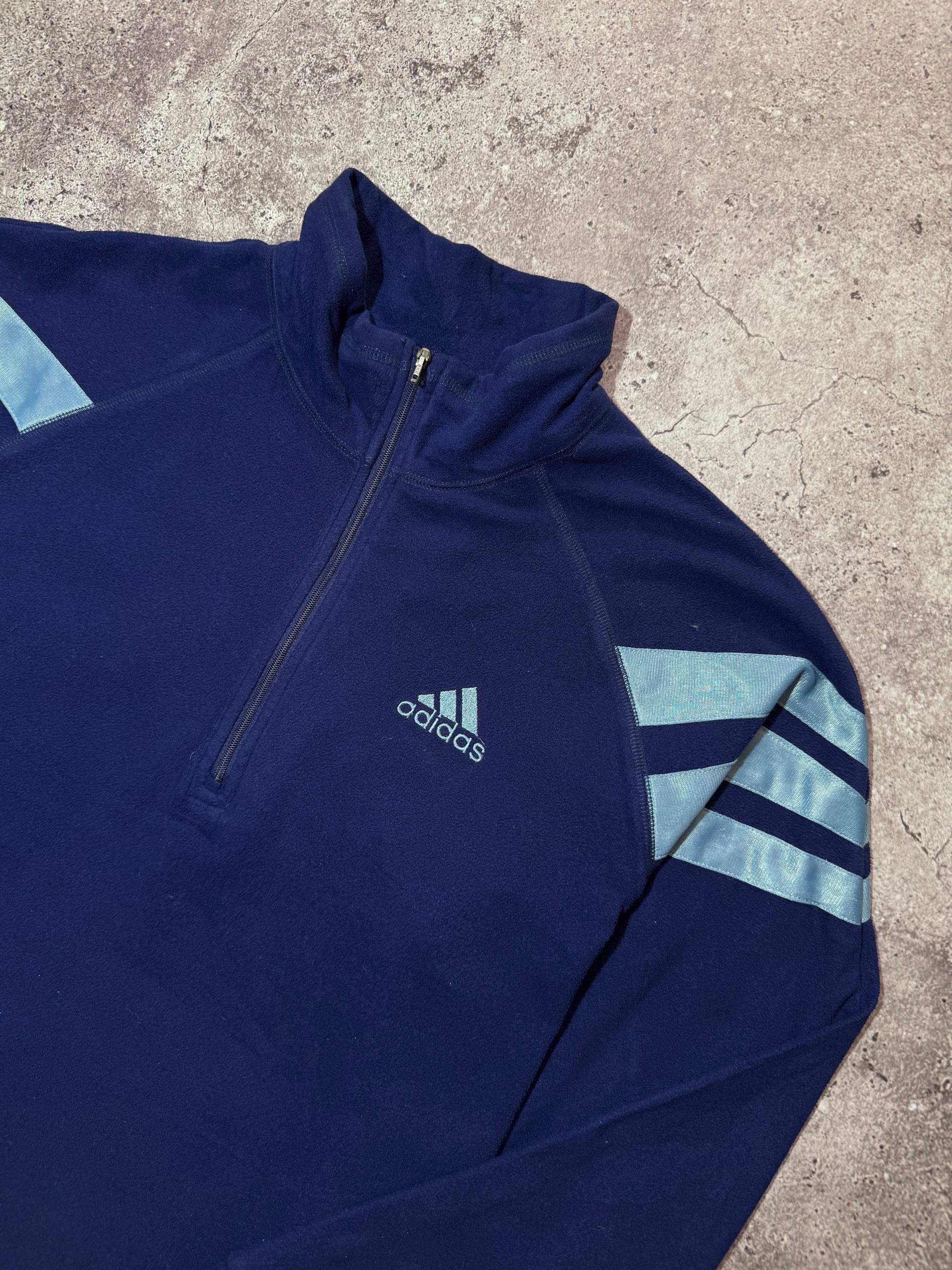 Adidas Adidas Equipment Vintage 90s Blue Fleece Sweatshirt Y2K Size US S / EU 44-46 / 1 - 2 Thumbnail