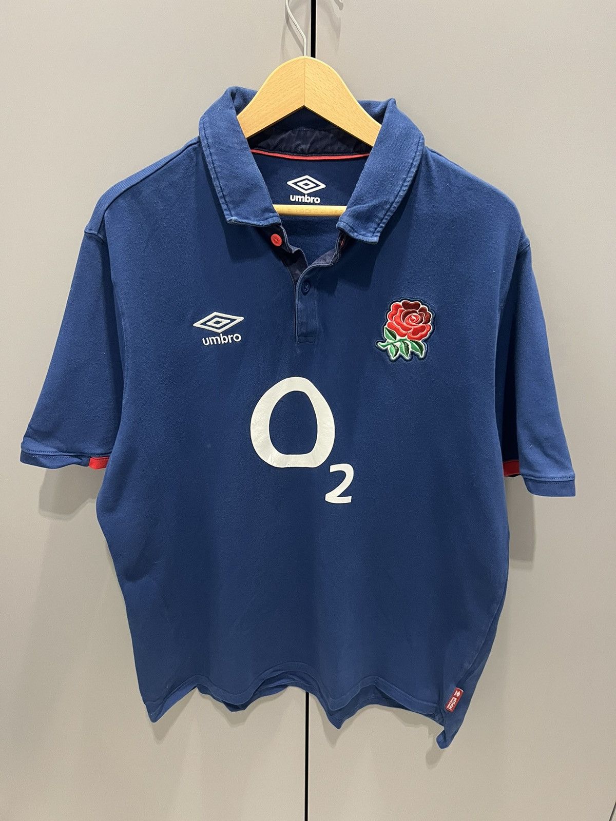 Umbro Umbro England League O2 Rugby Jersey Shirt Men's Size XXL Size US XL / EU 56 / 4 - 2 Thumbnail