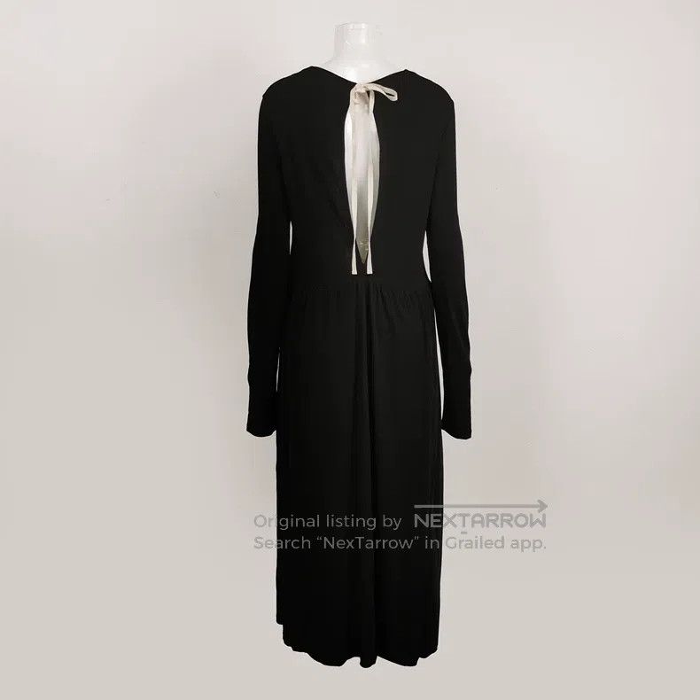 Jil Sander Jil Sander size 36 Long Sleeve Black Dress Size L / US 10 / IT 46 - 2 Thumbnail