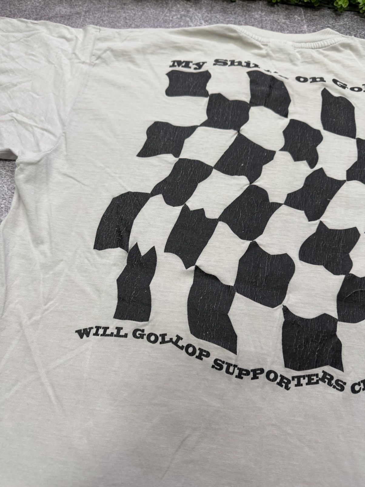 Vintage Vintage 90s Will Gollop Racing T Shirt Size US XL / EU 56 / 4 - 18 Thumbnail