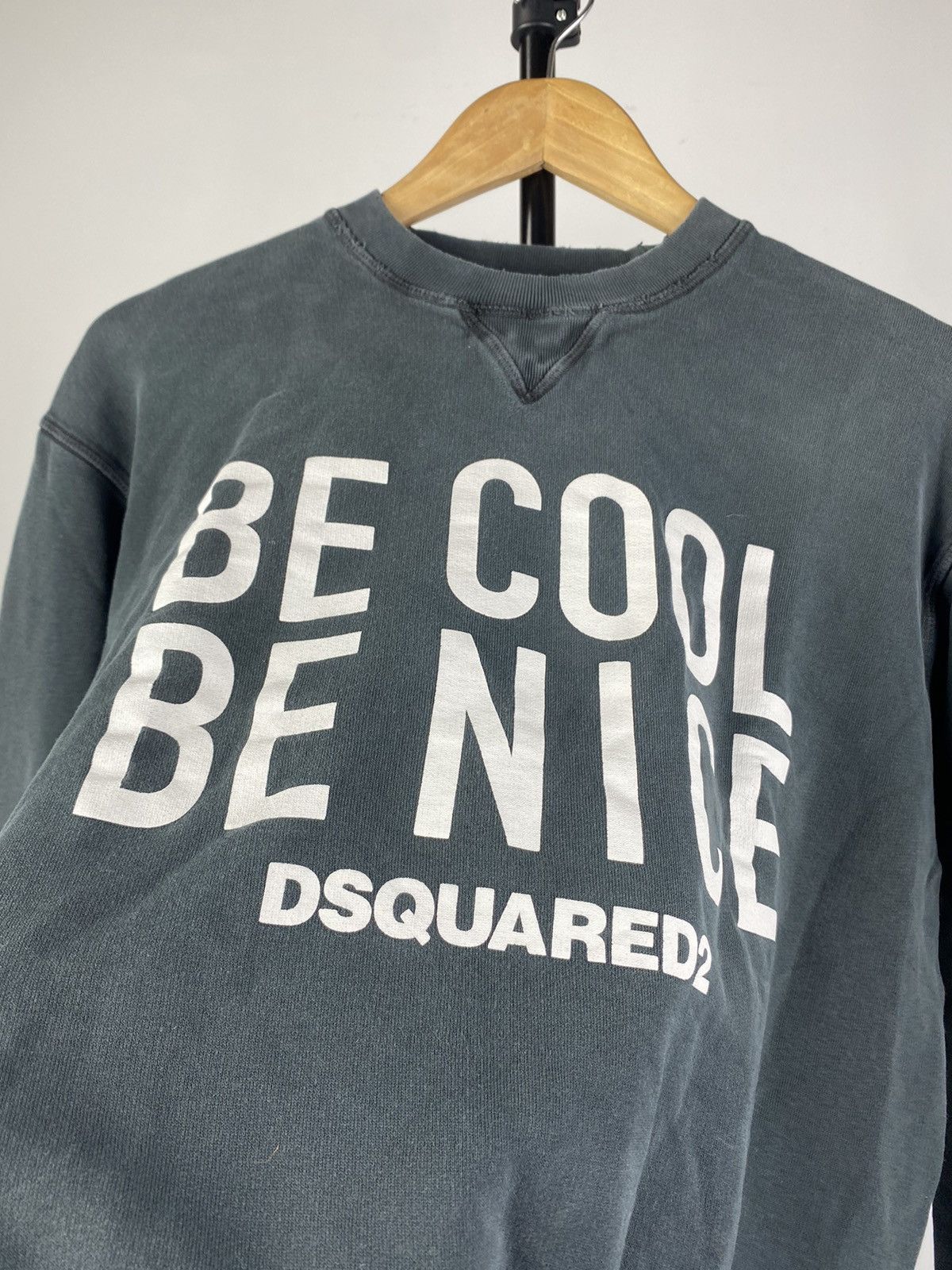 Vintage 🔥Distressed Dsquared Be Nice Opium Punk Sweatshirt Rare y2k Size US S / EU 44-46 / 1 - 2 Thumbnail