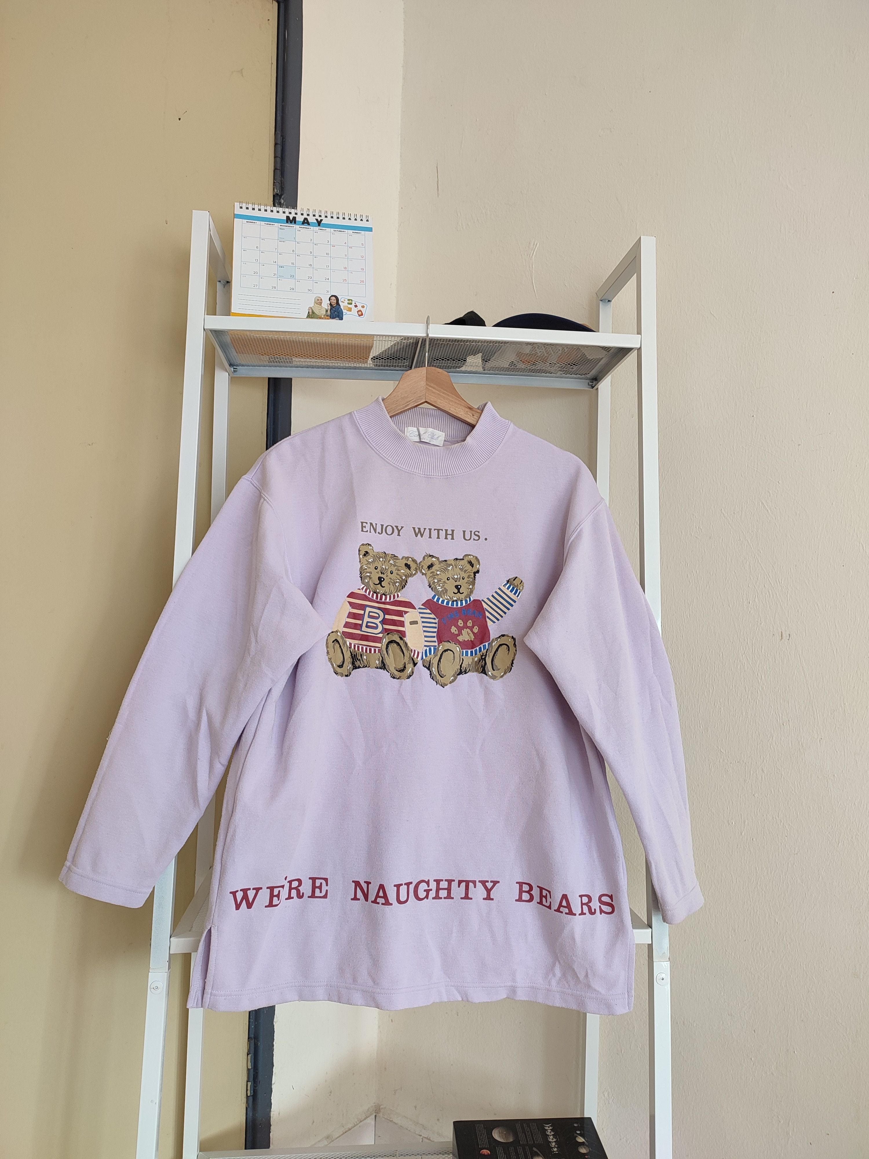 Vintage Vintage Fine Bear Were Naughty Bear Sweatshirts Size M / US 6-8 / IT 42-44 - 1 Thumbnail