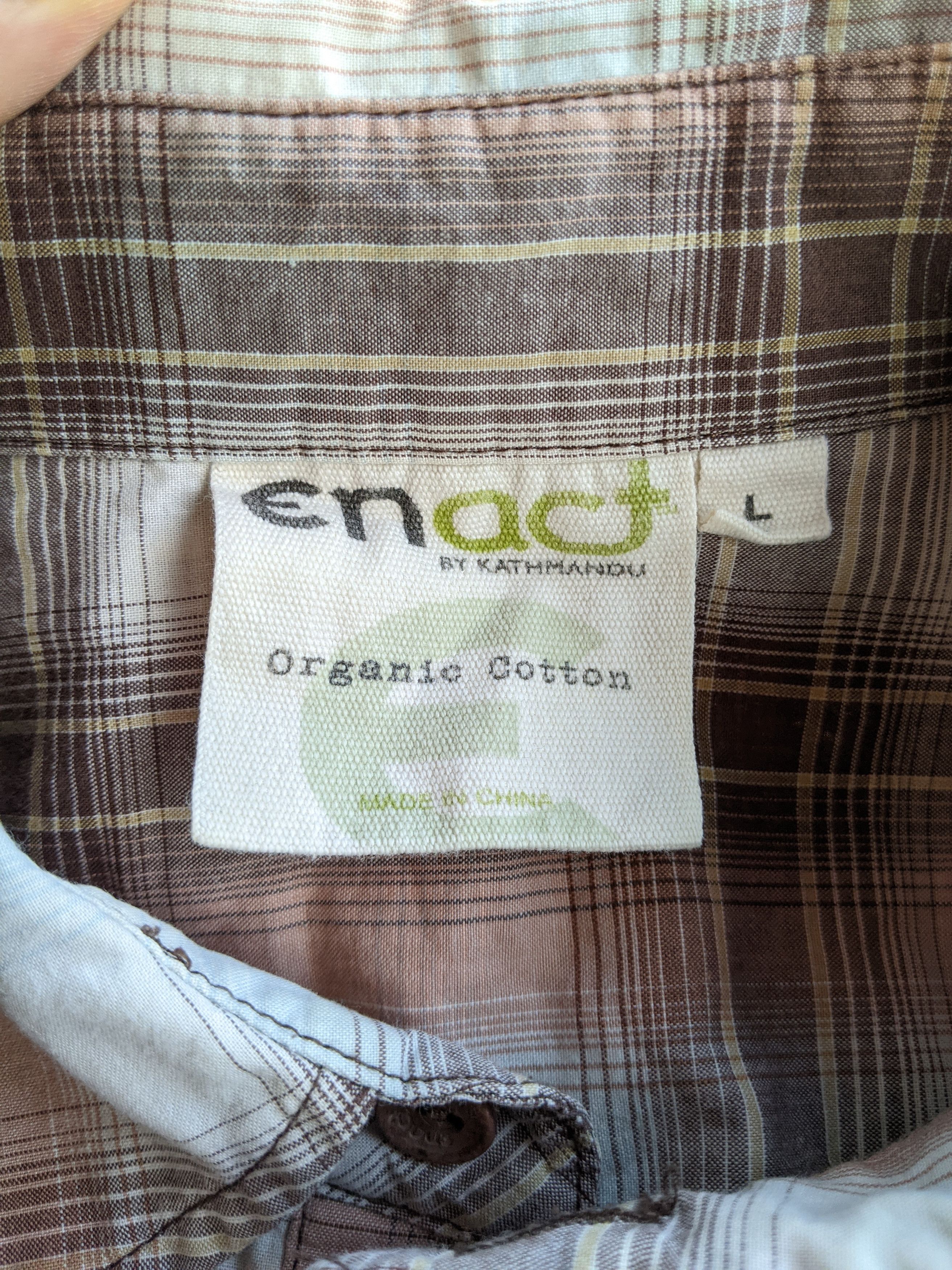 Japanese Brand × Kathmandu Kathmandu Outdoor Plaid Shirt Organic Cotton Gorpcore Size US L / EU 52-54 / 3 - 12 Thumbnail
