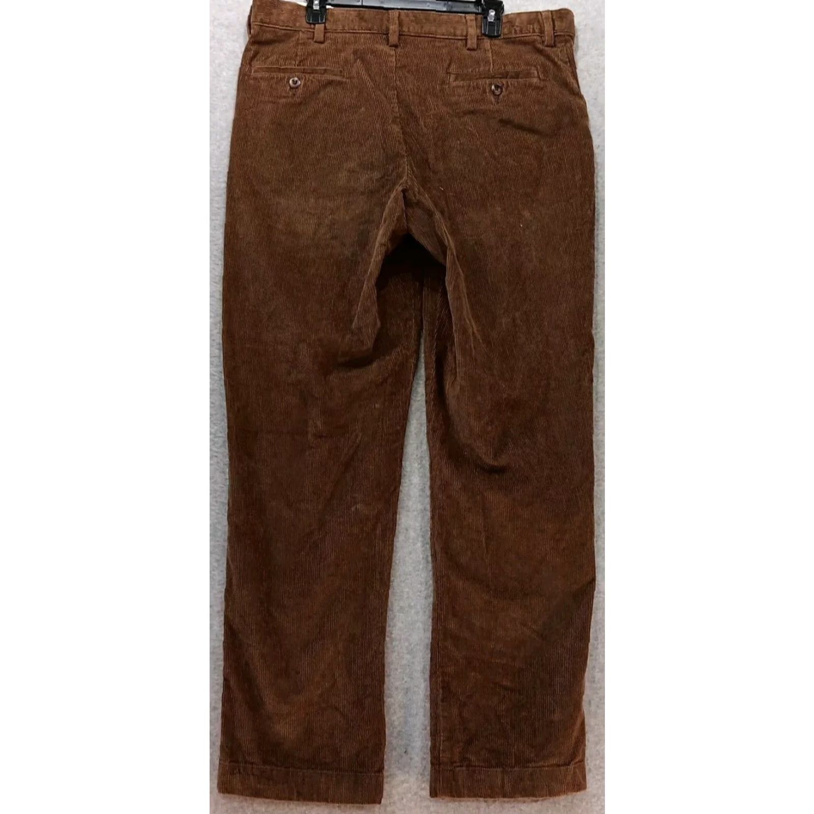 Vintage L.L. Bean Corduroy Pants Men's 37x34 Brown Hidden Comfort Waist Classic Fit Size US 37 - 6 Thumbnail