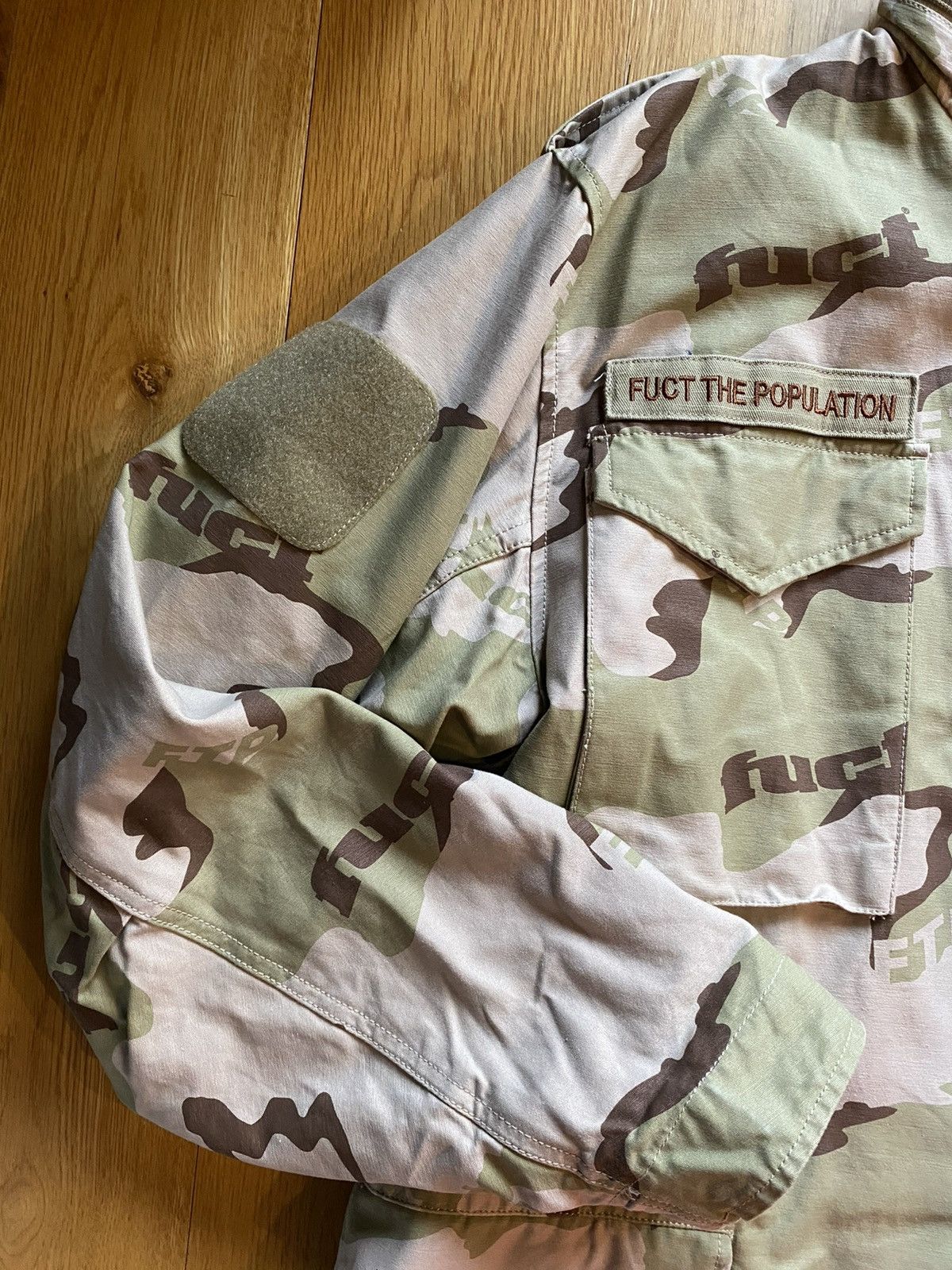 Fuck The Population FTP x FUCT Desert Camo Field Jacket (XL) Rare Archive Size US XL / EU 56 / 4 - 3 Thumbnail
