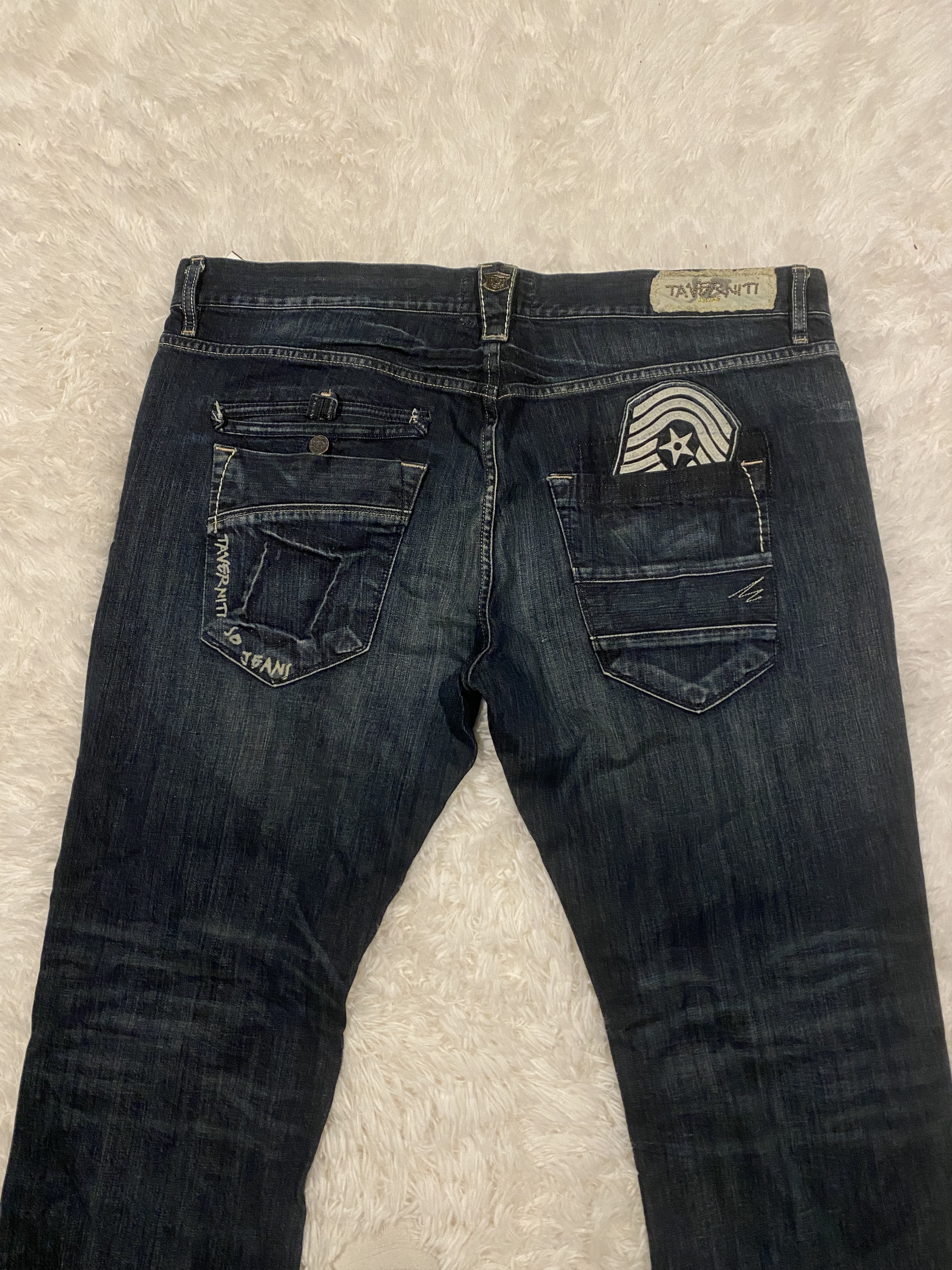 Taverniti Vintage Taverniti SO Embroidered Y2K Jeans By Jimmy Taverni Size US 42 / EU 58 - 3 Thumbnail