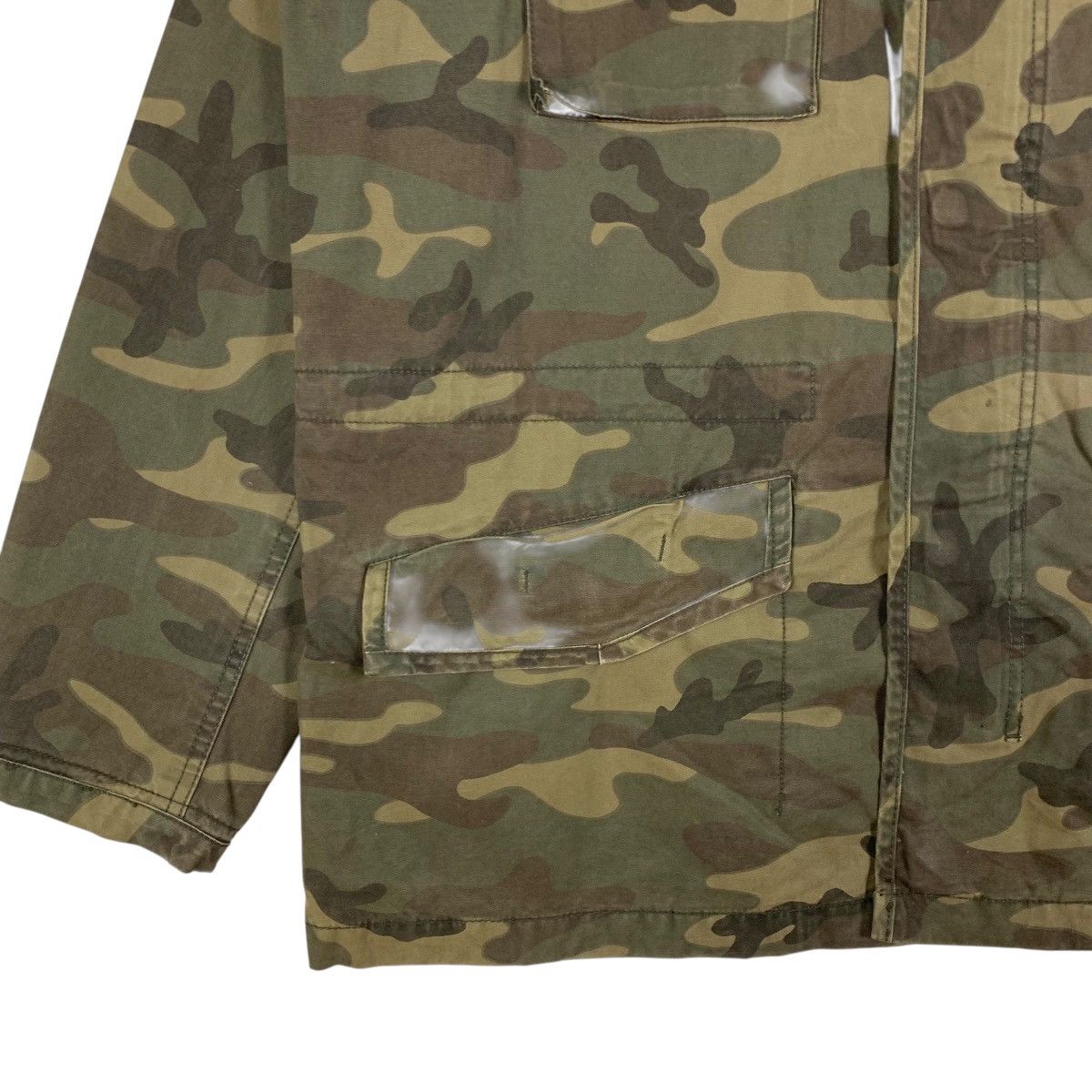If Six Was Nine Vintage RARE Gap Camouflage Military Field Jacket Hoodie Size US L / EU 52-54 / 3 - 4 Thumbnail