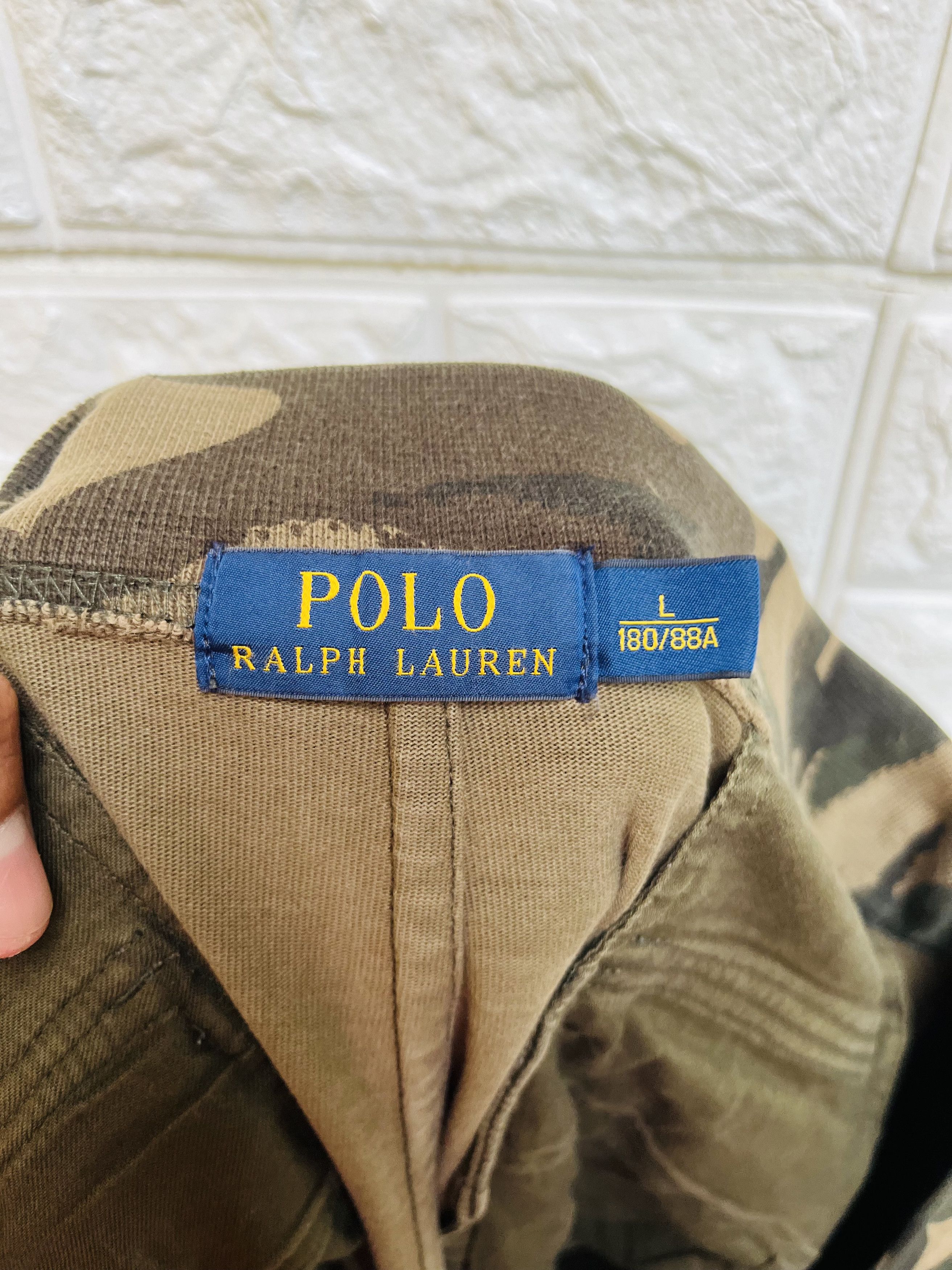 Japanese Brand × Polo Ralph Lauren Vintage Polo Ralph Lauren Camouflage Japan Designer Fashion Size US 36 / EU 52 - 9 Thumbnail