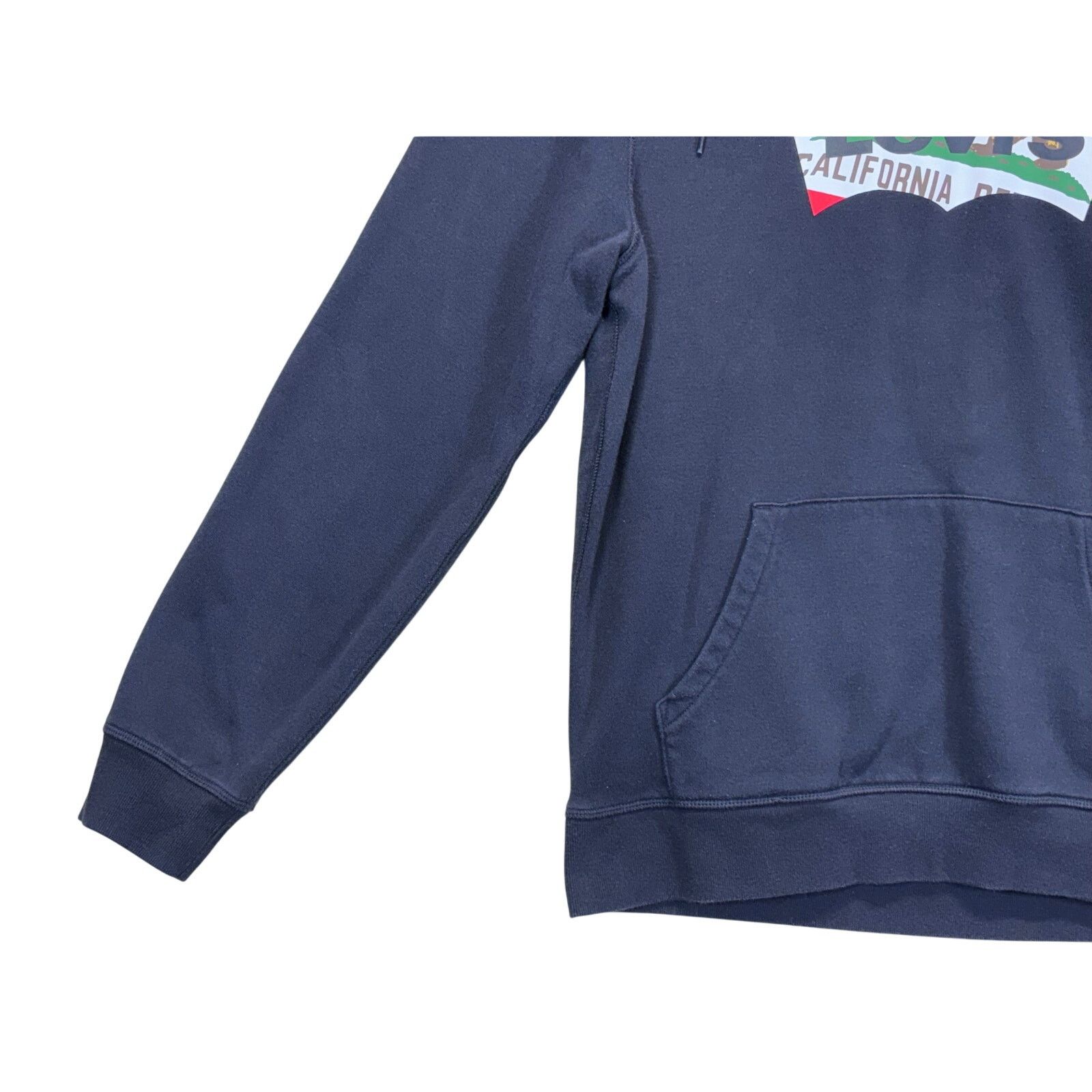 Levi's Levi’s California Republic Bear Hoodie Men’s Medium Navy Size US M / EU 48-50 / 2 - 10 Thumbnail