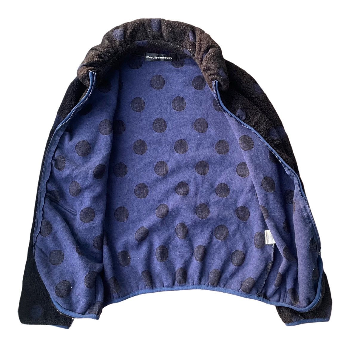 Issey Miyake MERCIBEAUCOUP x ISSEY MIYAKE POLKADOT FLEECE JACKET Size US S / EU 44-46 / 1 - 3 Thumbnail