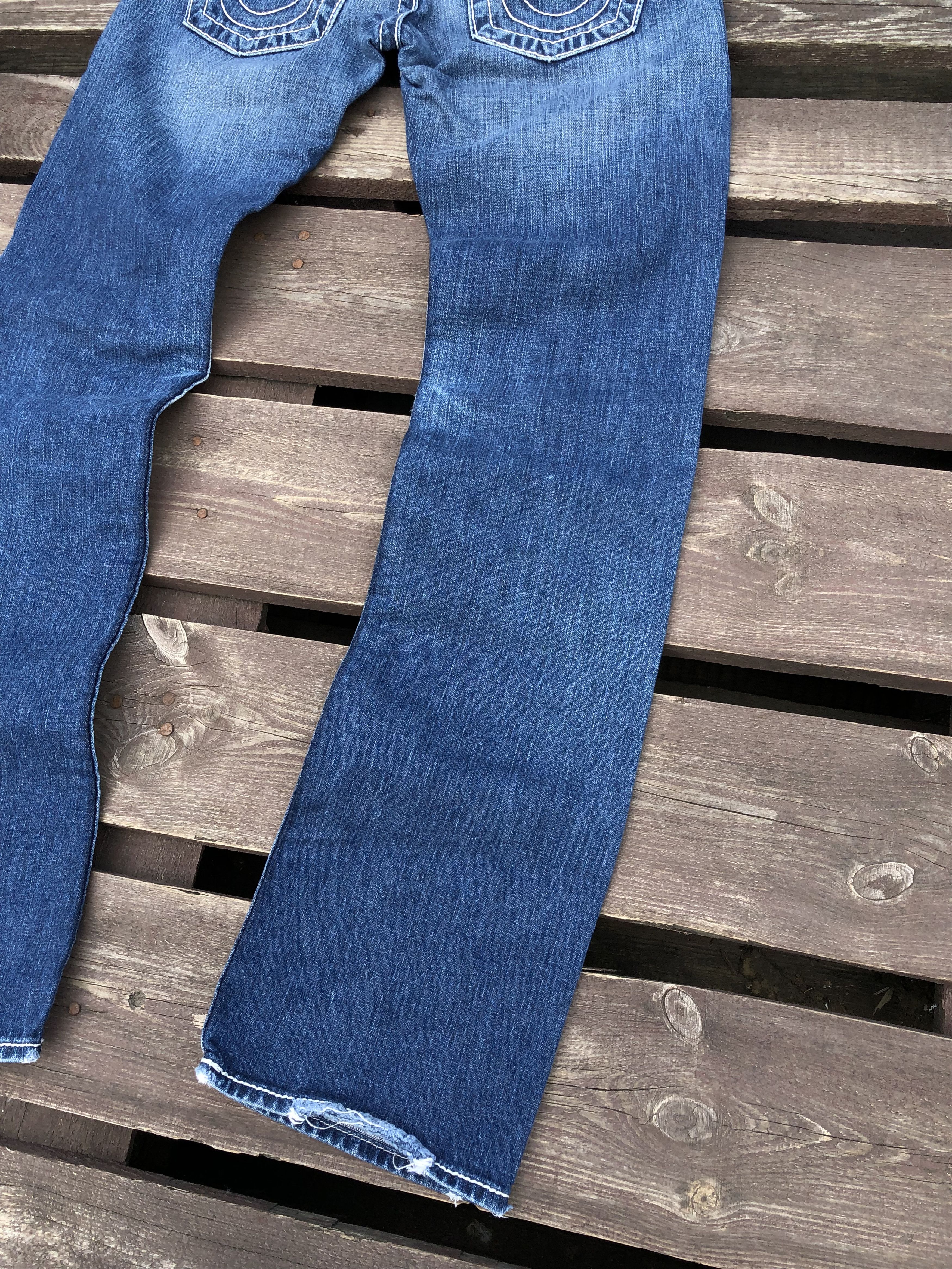 True Religion True Religion Y2K Vintage Johnny Big T Denim Jeans Size 27 Size 27" / US 4 / IT 40 - 18 Thumbnail