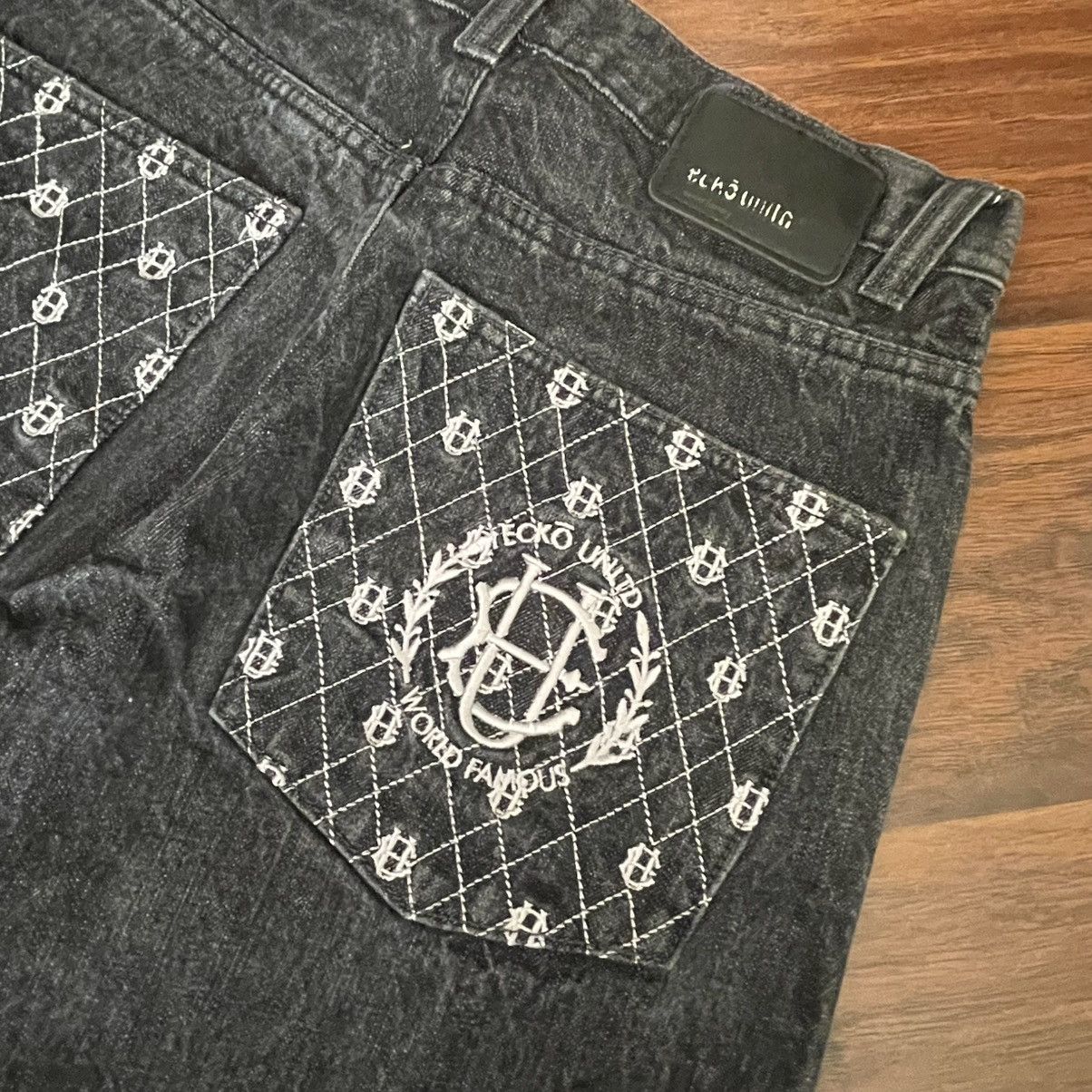 Ecko Unltd. Ecko United Baggy Black Jeans Size US 30 / EU 46 - 3 Thumbnail