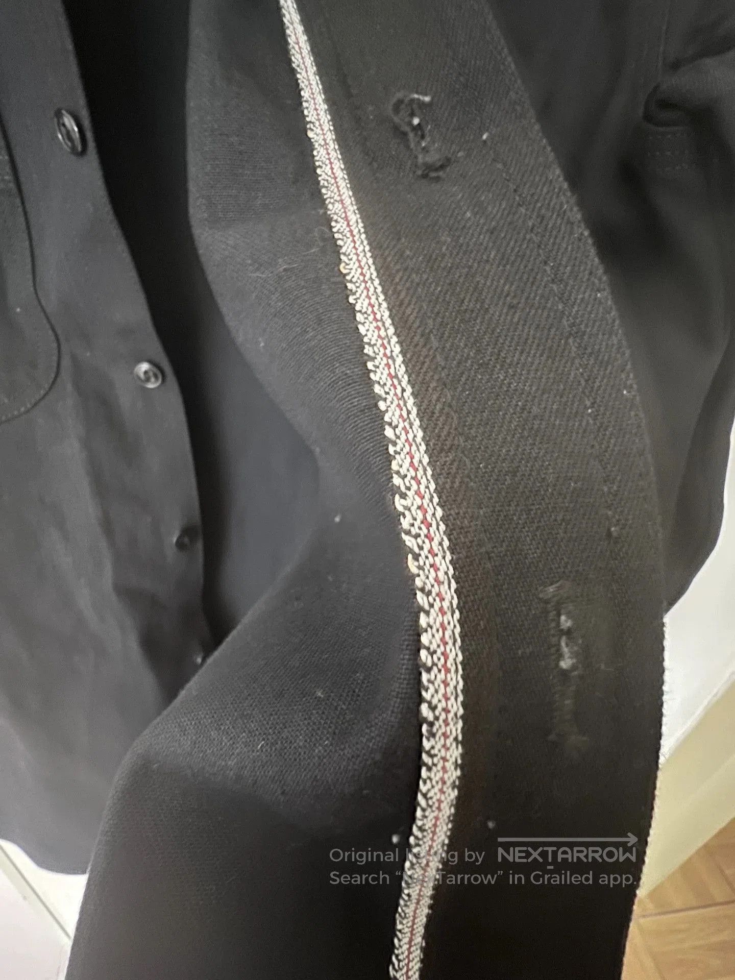 Rogue Territory Rogue Territory Black Denim Work Shirt. Size US S / EU 44-46 / 1 - 4 Thumbnail
