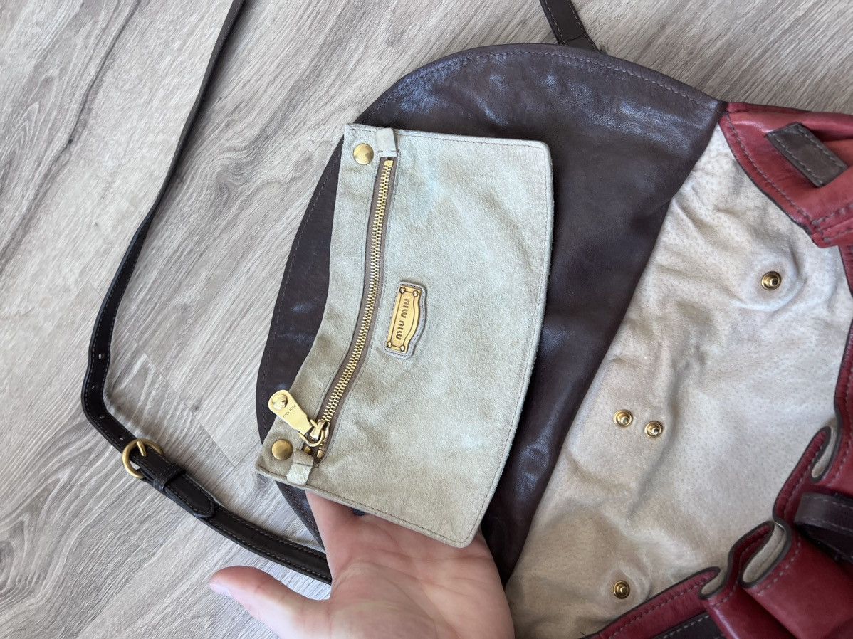 Miu Miu × Prada × Vintage vintage y2k miu miu large shopper handle bag tote leather Size ONE SIZE - 8 Thumbnail