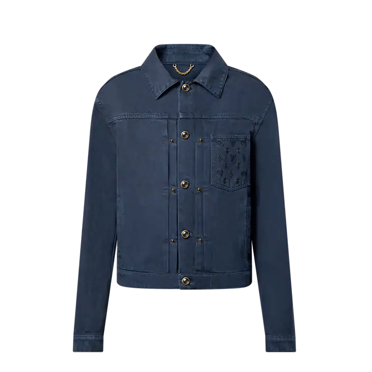 Louis Vuitton Garment-Dyed Denim Type II Trucker Jacket Size US XXS / EU 40 - 1 Thumbnail