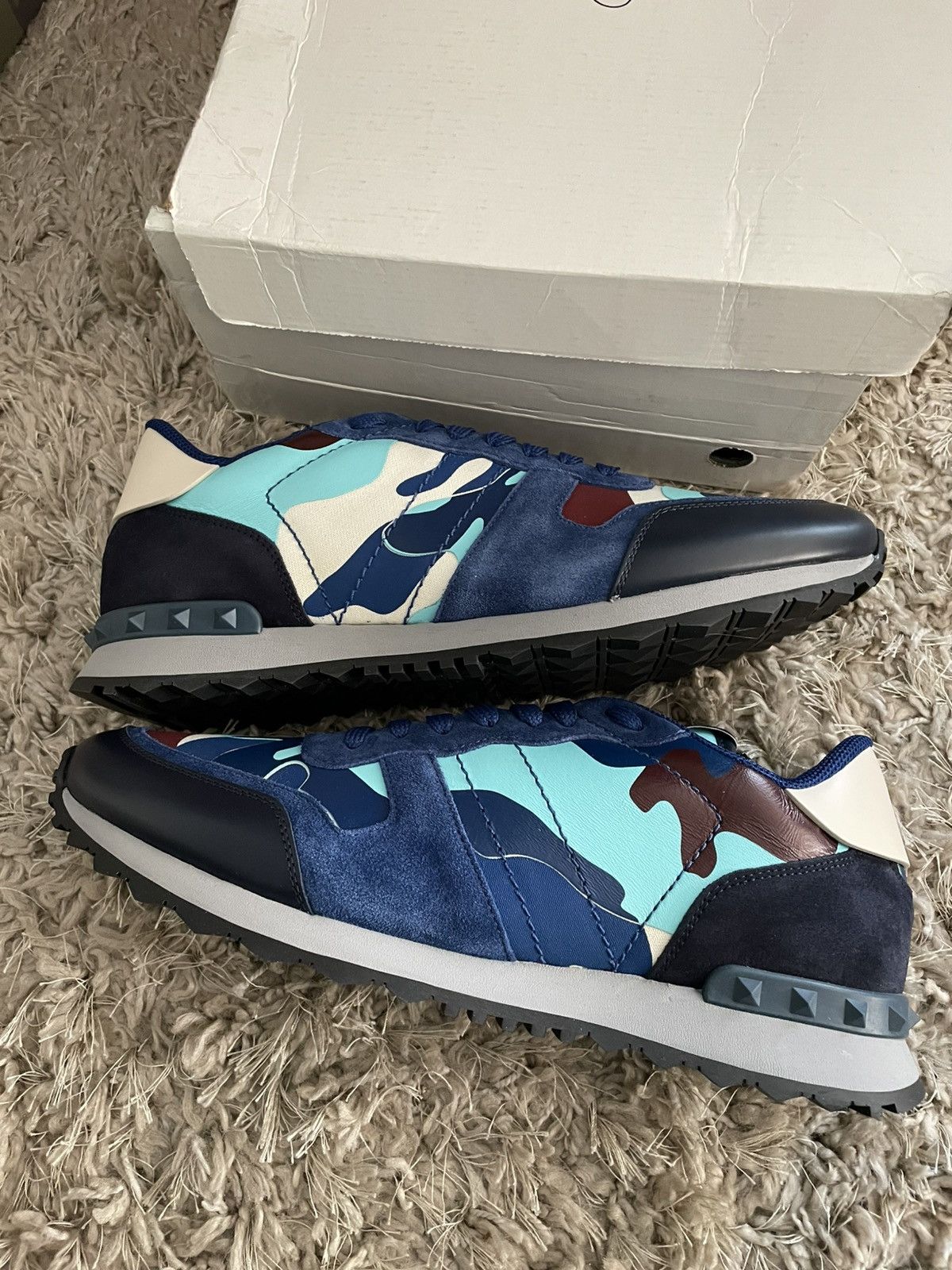 Valentino Valentino rockrunner Blue/Sky camo Size US 11 / EU 44 - 2 Thumbnail