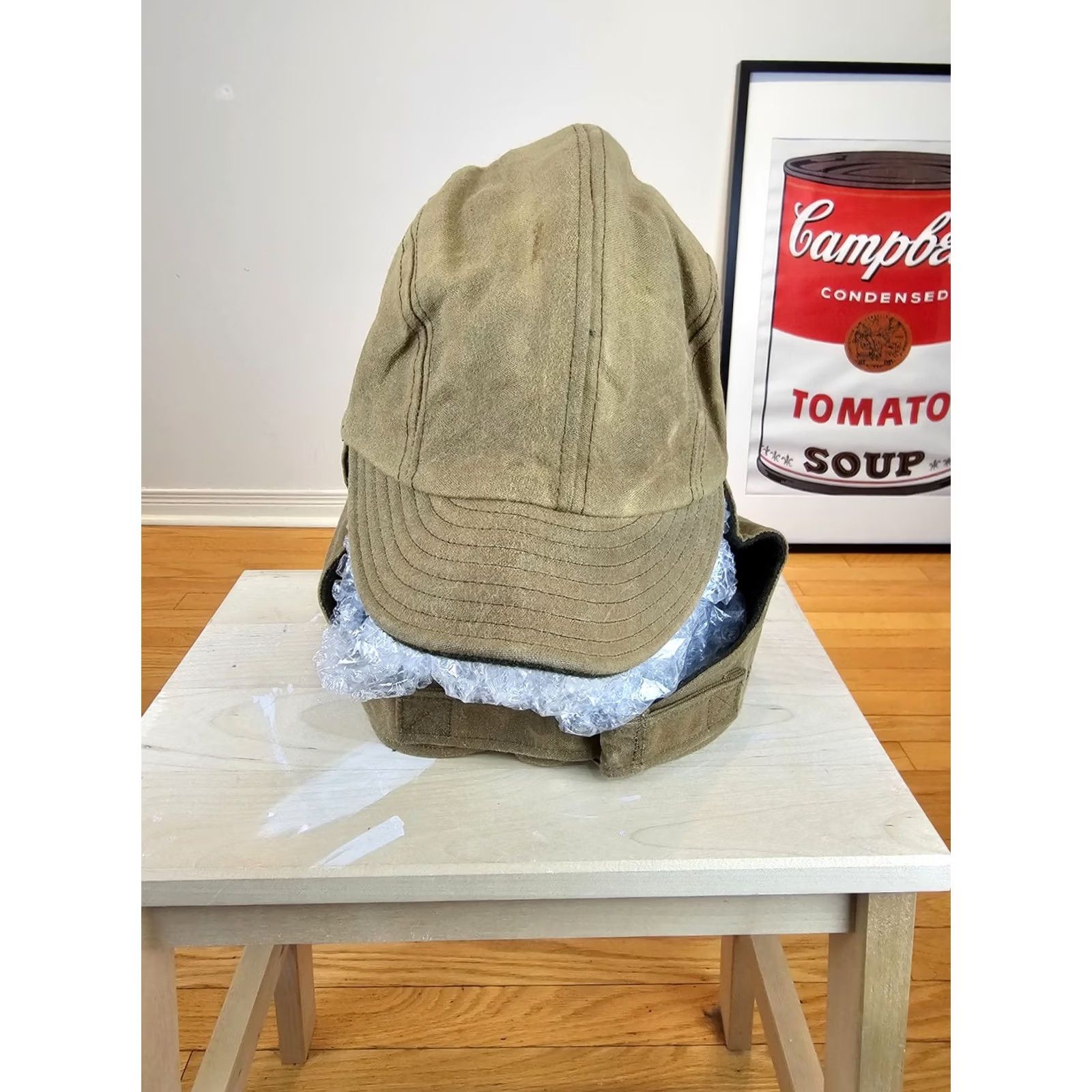 Filson VINTAGE FILSON WAXED CANVAS TIN CLOTH WILDFOWL HAT HUNTING HAT SZ XXLARGE Green Cap Men’s Size ONE SIZE - 5 Thumbnail