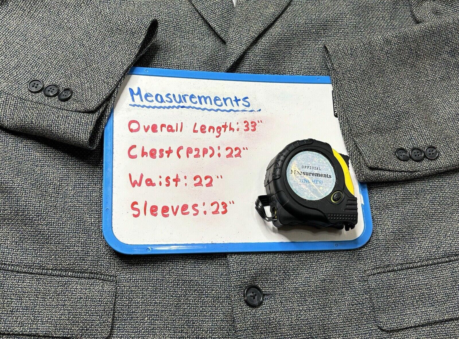 Givenchy Givenchy Monsieur Blazer Jacket Men's 42L Worsted Wool Silk Size 42R - 10 Thumbnail