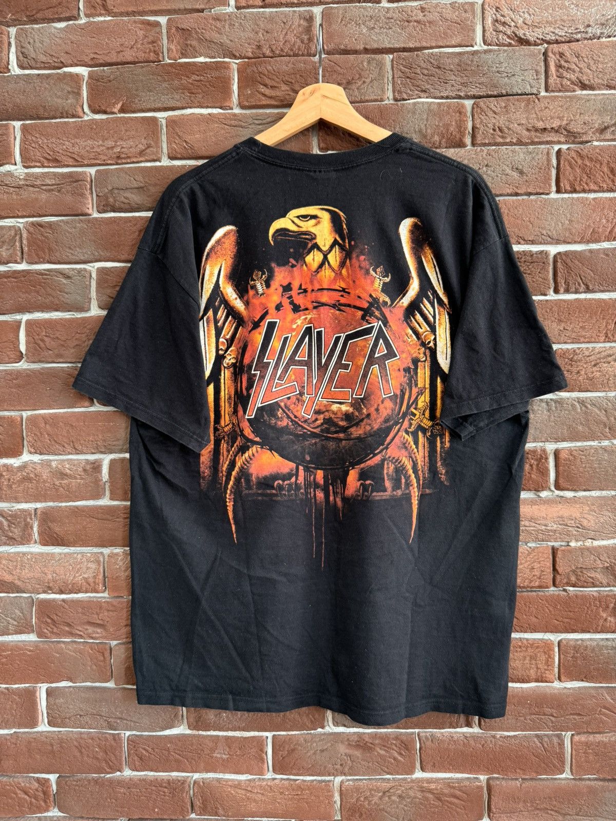 Band Tees Vintage 00s Slayer Heavy Metal Band T Shirt Divine Rare XL Size US XL / EU 56 / 4 - 2 Thumbnail