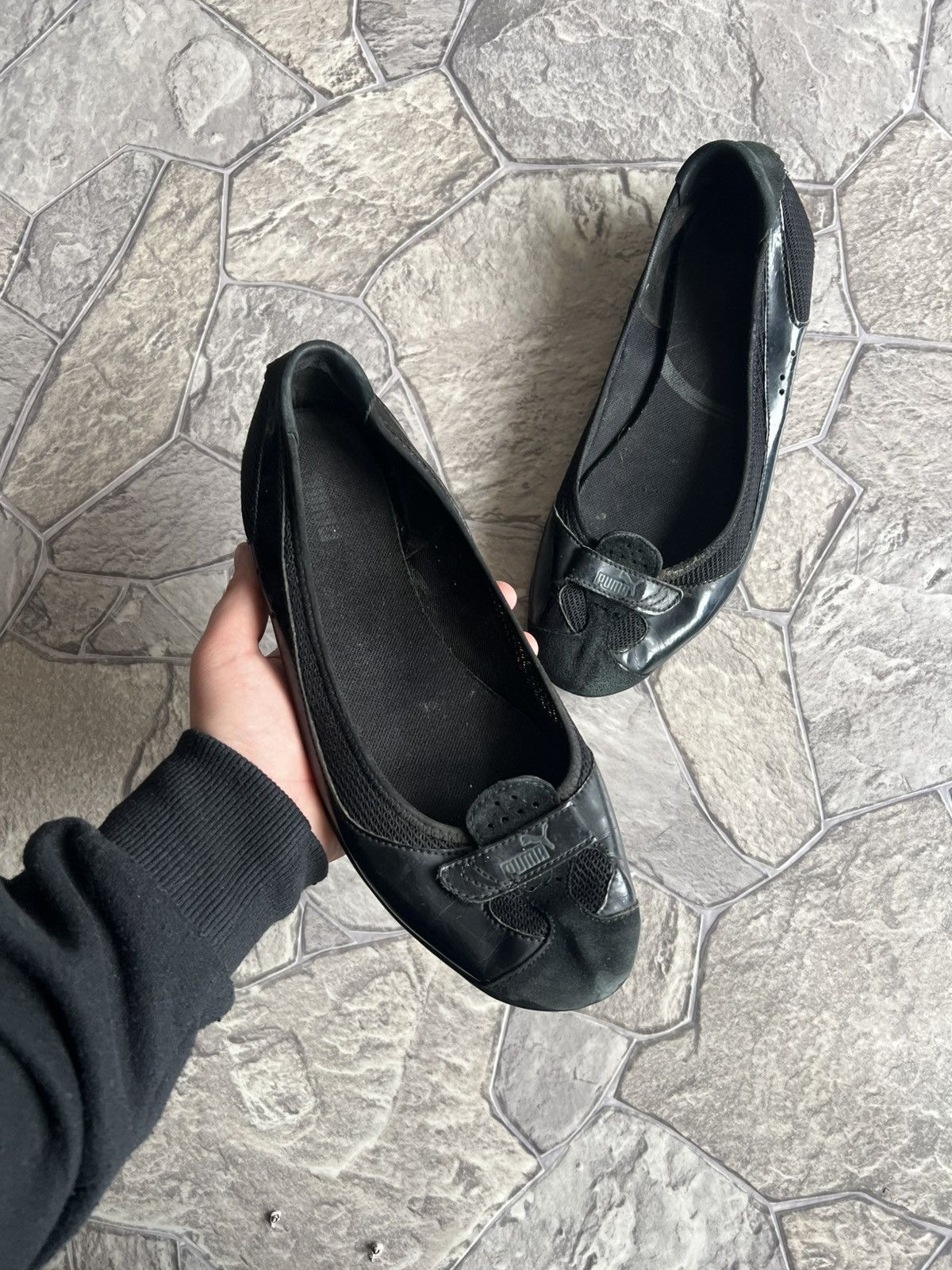 Puma Vintage PUMA Ballet Flats Size US 7.5 / EU 40-41 - 3 Thumbnail