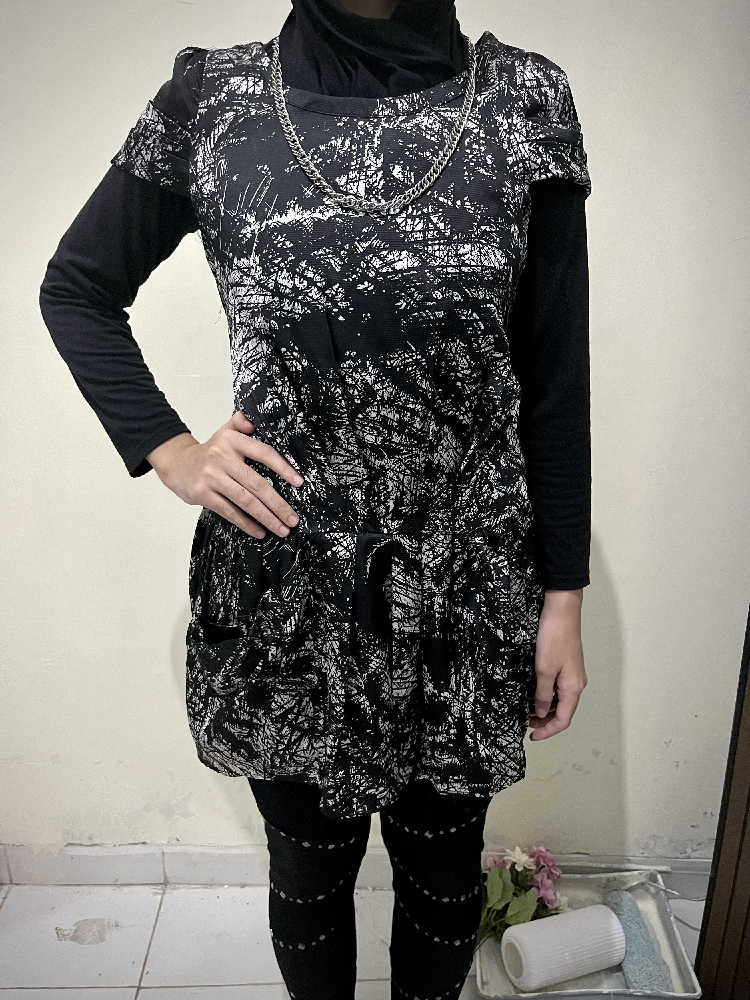 Just Cavalli Just Cavalli Abstract Texture Mini Dress Indie Grunge Size XS / US 0-2 / IT 36-38 - 8 Thumbnail