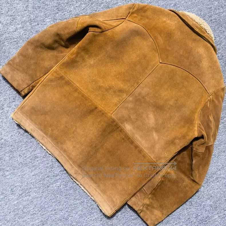 Schott Schott Thick and soft shearling cowhide farmer coat leathe Size US XXL / EU 58 / 5 - 7 Thumbnail