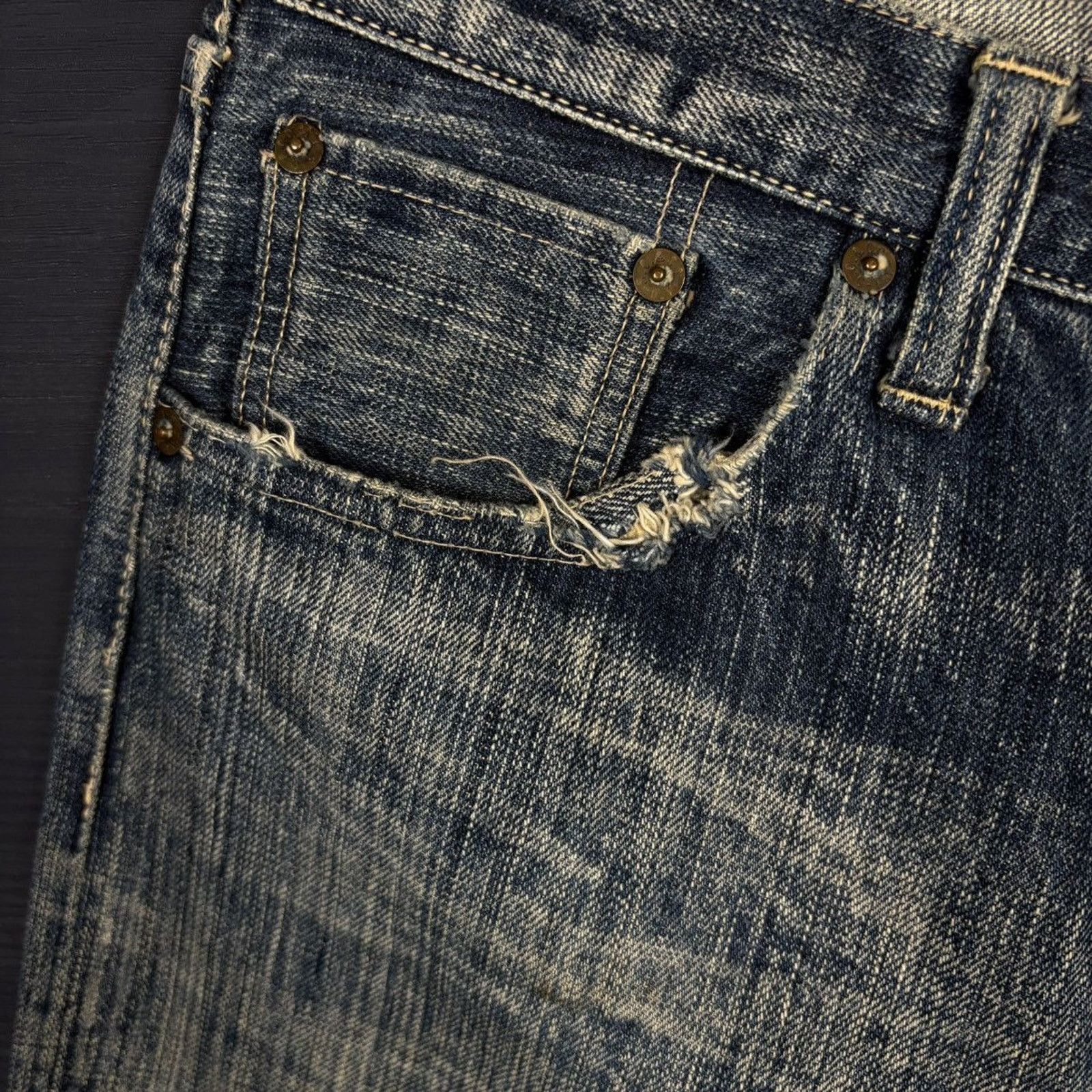Harley Davidson × Japanese Brand × Vintage 🇯🇵SUGAR CANE ALOHA DENIM Size US 30 / EU 46 - 4 Thumbnail