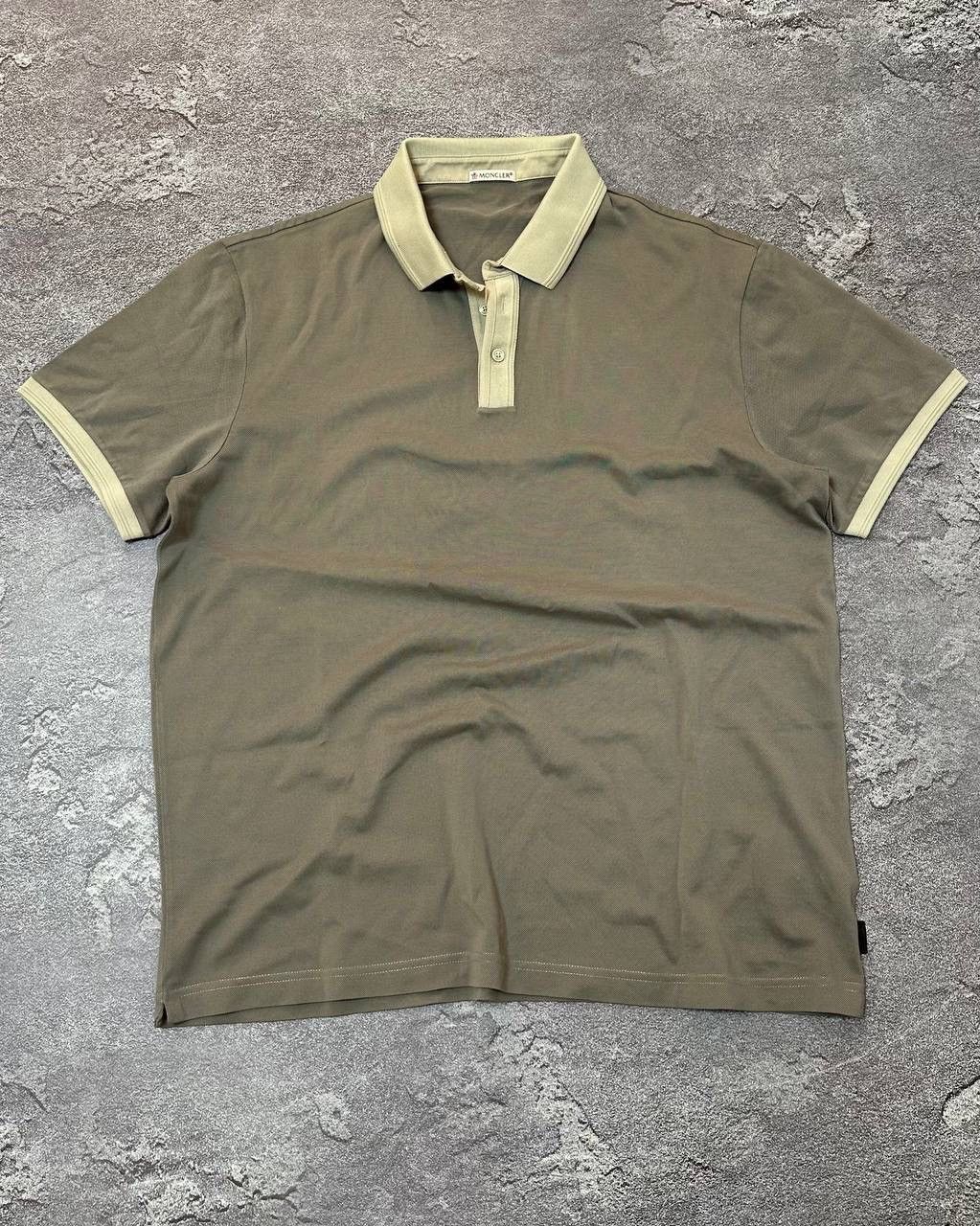 Vintage Moncler Maglia Polo Manica Corta Shirt Logo Y2K