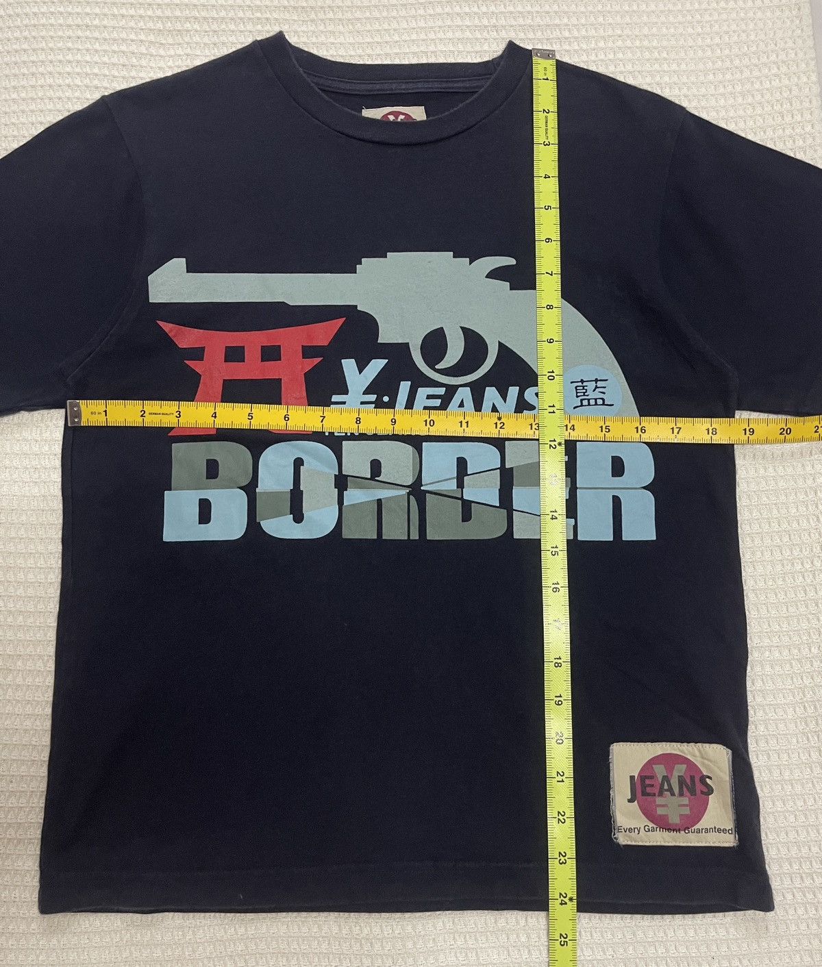 Evisu Vintage 90s ¥en Jeans For Border a Gun Graphic Tshirt Size US S / EU 44-46 / 1 - 7 Thumbnail