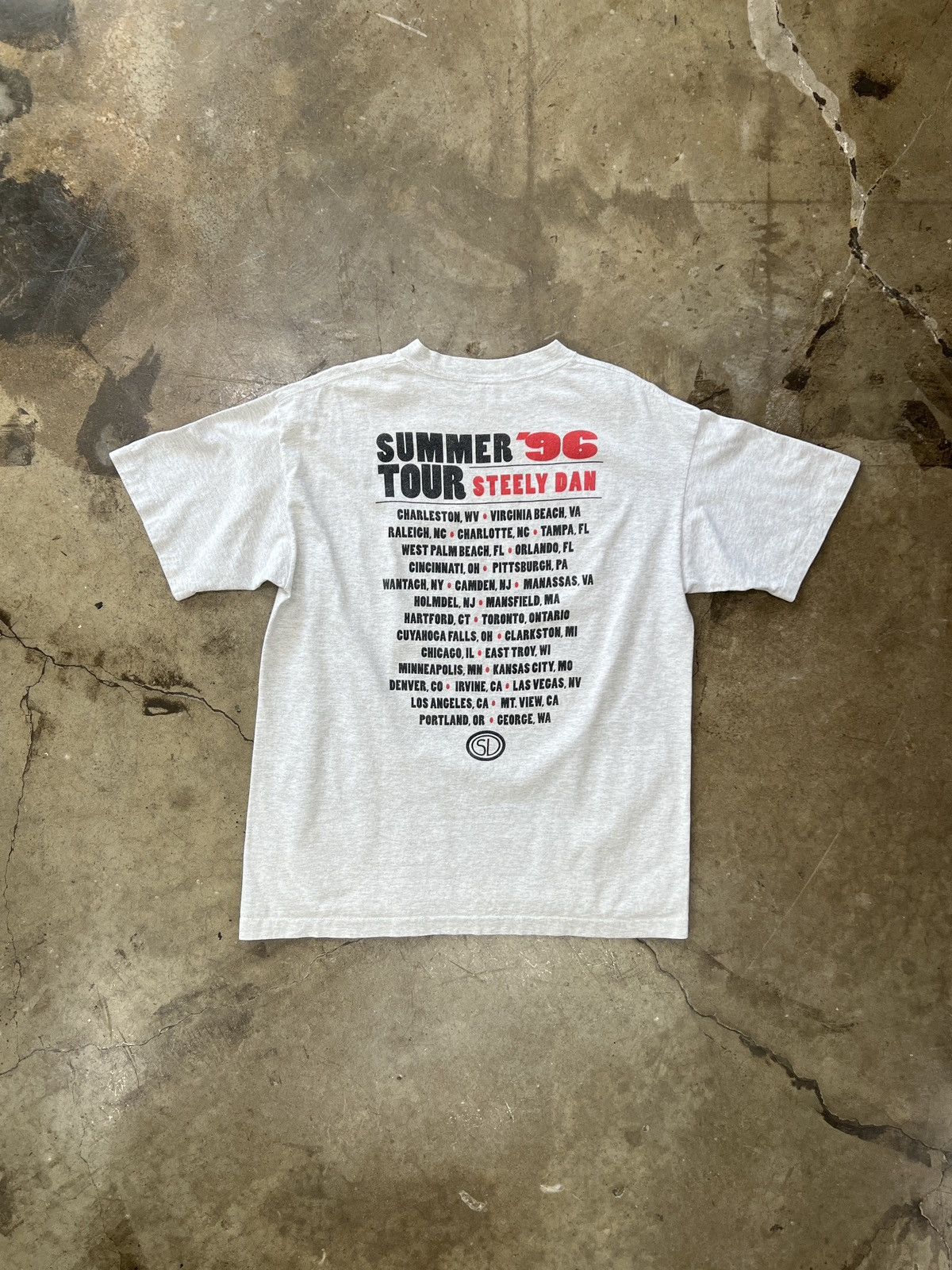 Band Tees Vintage 1996 Steely Dan Summer Tour Single Stitch Tee XL Size US XL / EU 56 / 4 - 5 Thumbnail