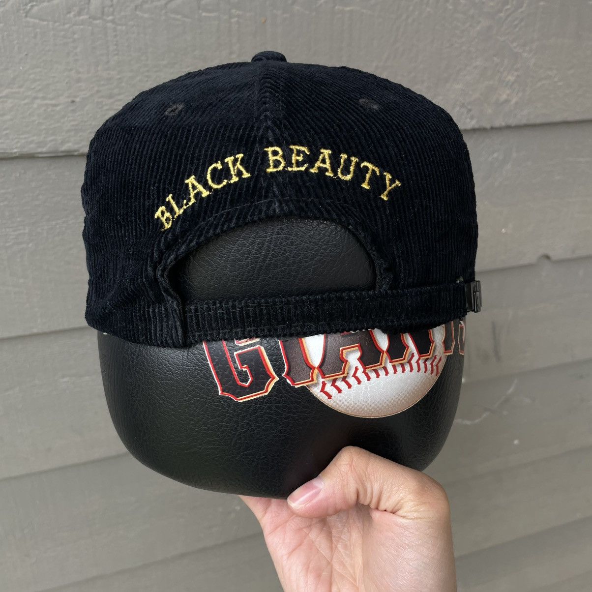 Chevrolet Vintage Chevrolet Corvette Black Beauty Corduroy AmaPro Hat Size ONE SIZE - 2 Thumbnail