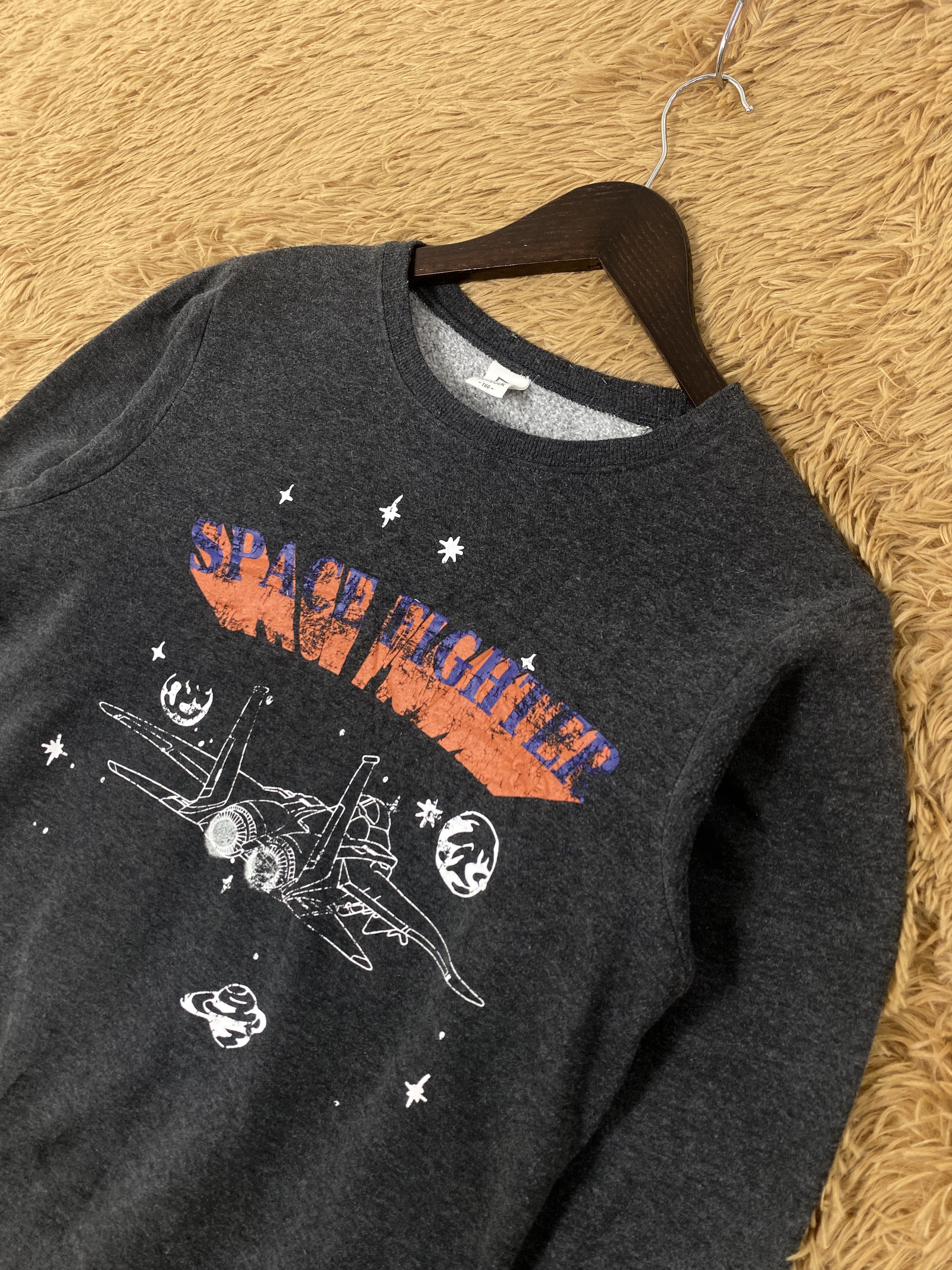 Japanese Brand × Vintage Vintage Devirock Space Fighter Sweatshirts Size US S / EU 44-46 / 1 - 2 Thumbnail