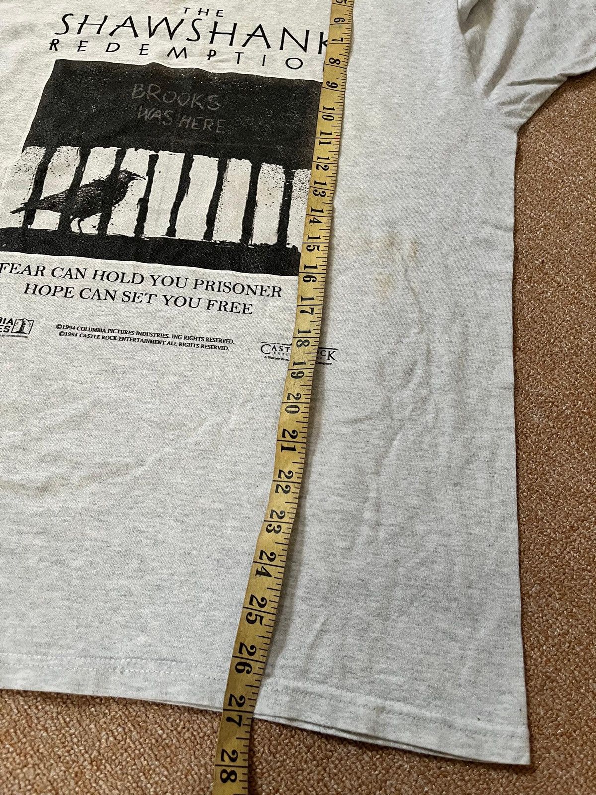 Vintage Vintage SHAWSHANK REDEMPTION Tahirt Size US L / EU 52-54 / 3 - 5 Thumbnail