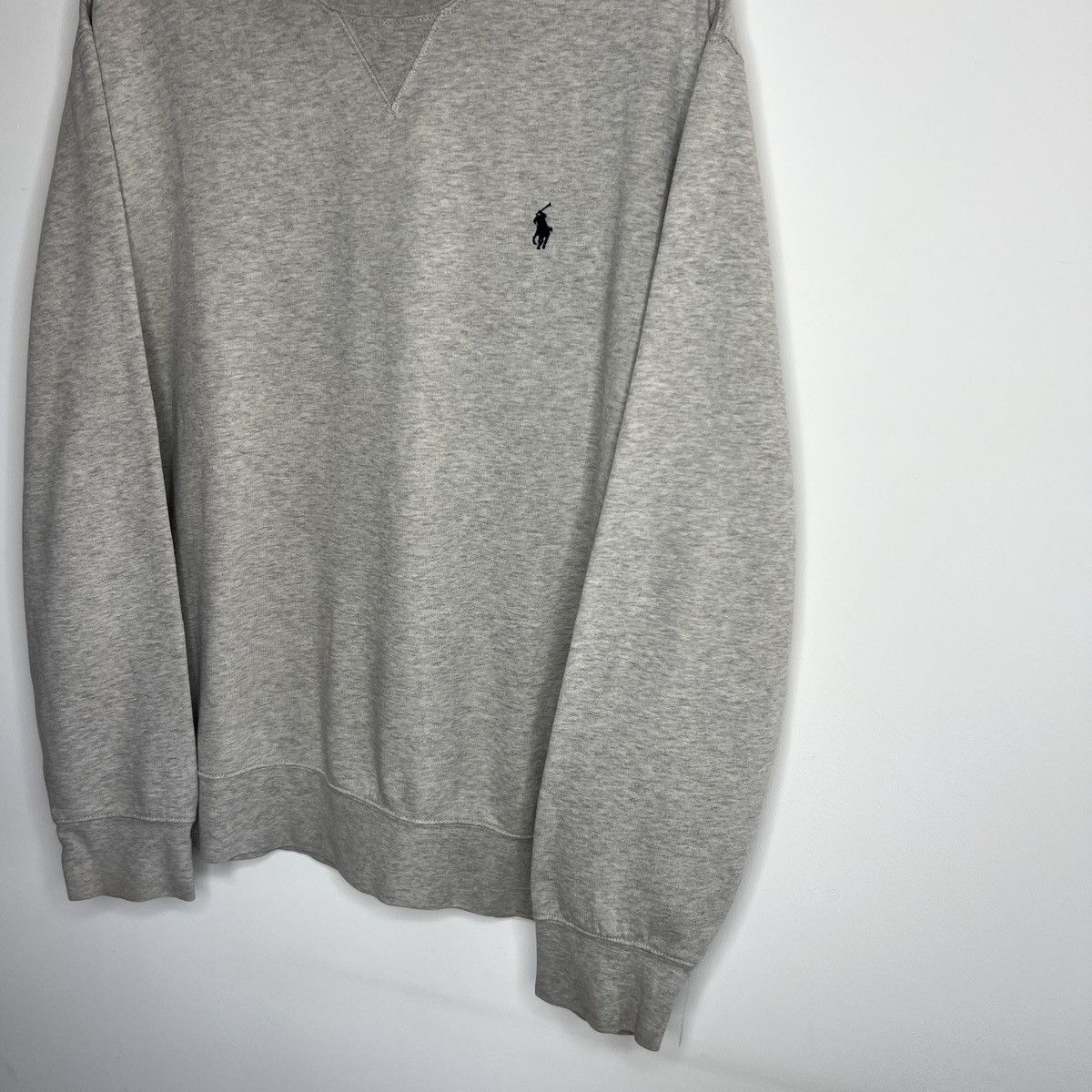Polo Ralph Lauren Vintage Polo Ralph Lauren Sweatshirt Crewneck Grey Pony Logo Size US XL / EU 56 / 4 - 2 Thumbnail