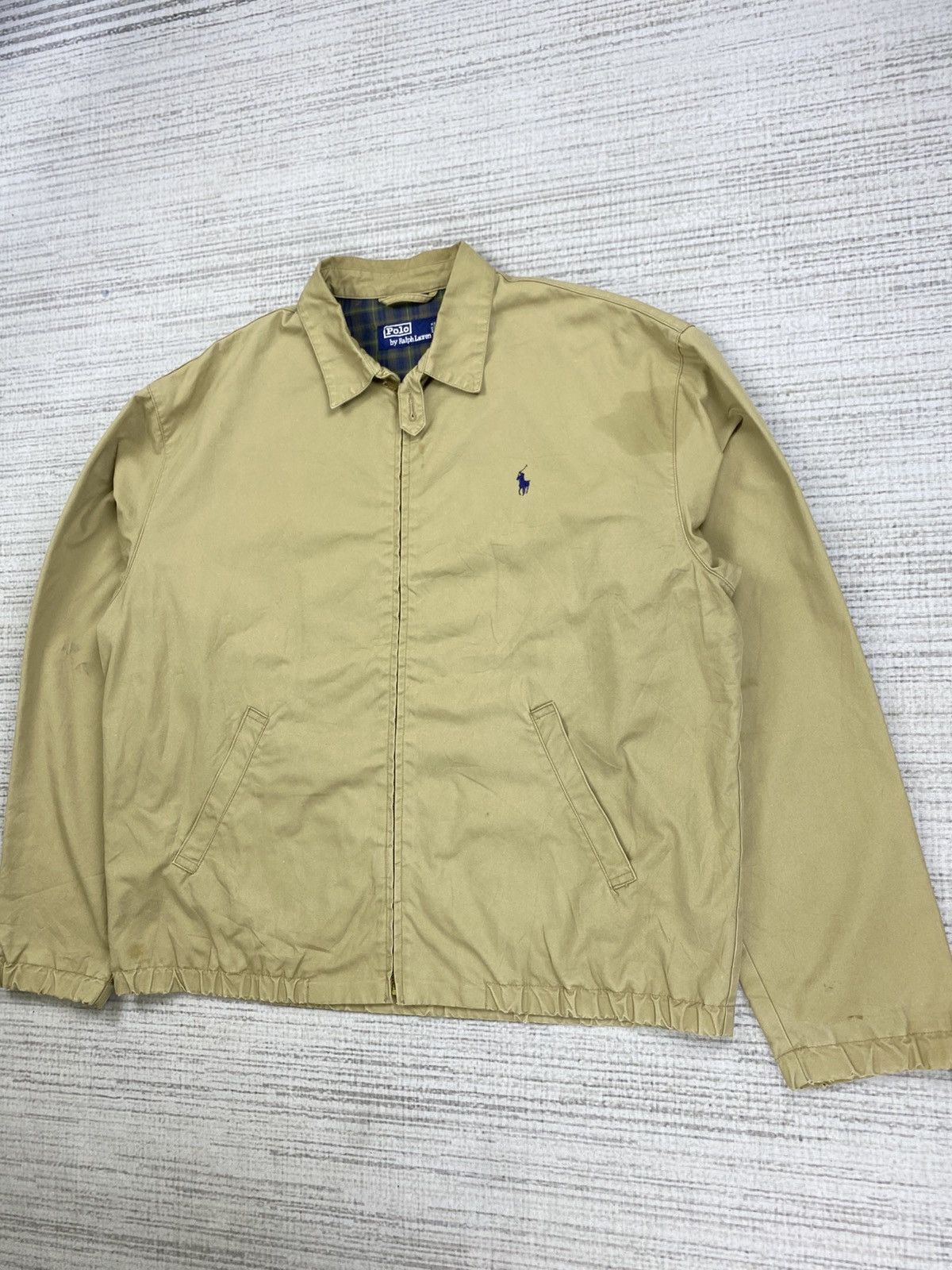 Polo Ralph Lauren × Ralph Lauren × Vintage Vtg 90s Polo Ralph Lauren Embroidery Logo Inner Plaid Jacket Size US L / EU 52-54 / 3 - 4 Thumbnail