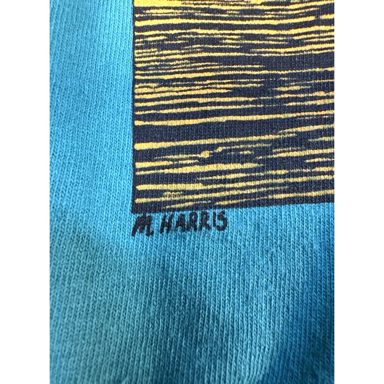 Vintage VINTAGE Moose Graphic Tank Top USA XL Main Event Cotton Teal 1989 Saugatuck Michigan Mens Size US XL / EU 56 / 4 - 3 Thumbnail