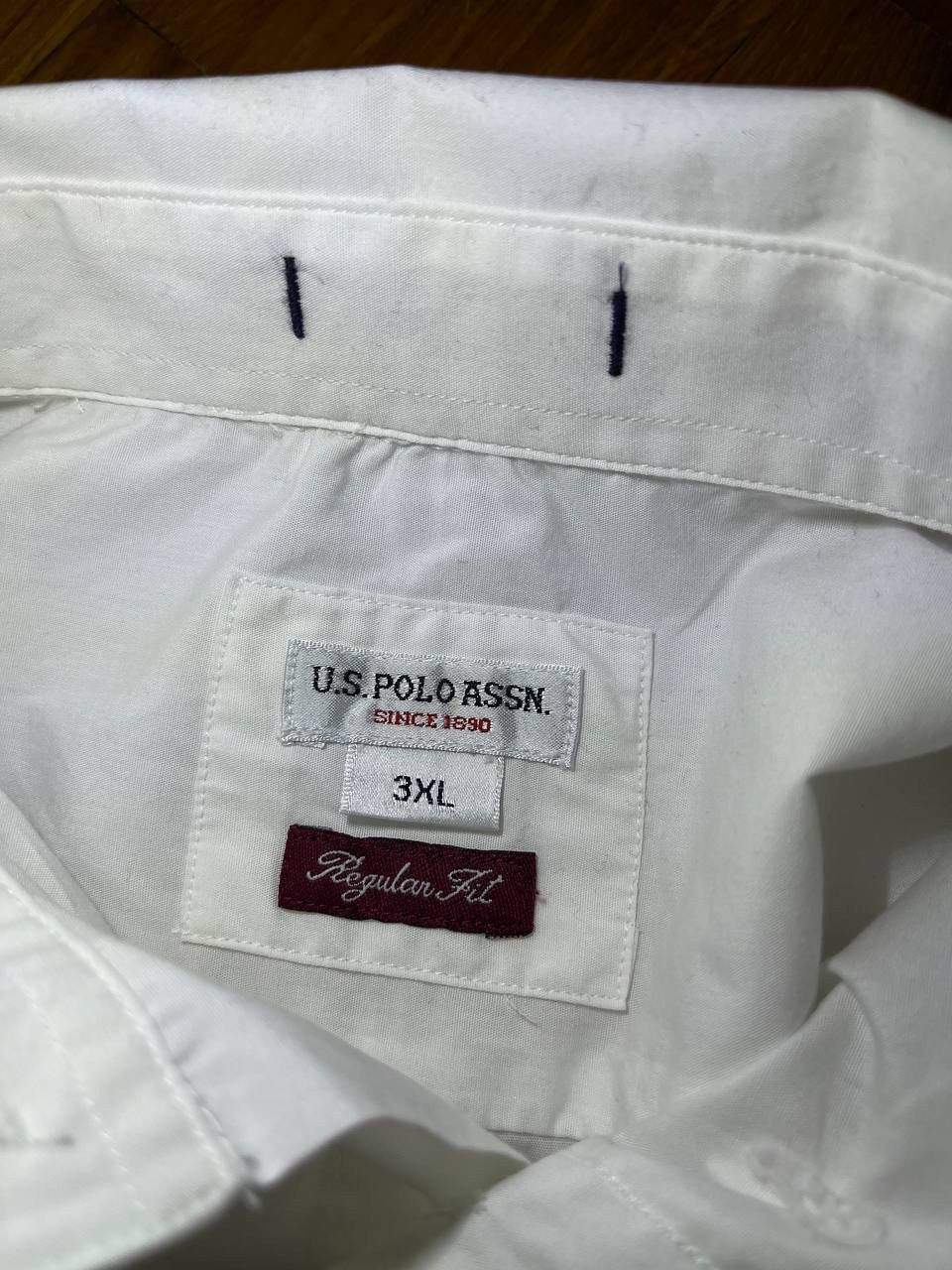 Ralph Lauren U.S. Polo Assn. basic white shirt Size US XXL / EU 58 / 5 - 4 Thumbnail