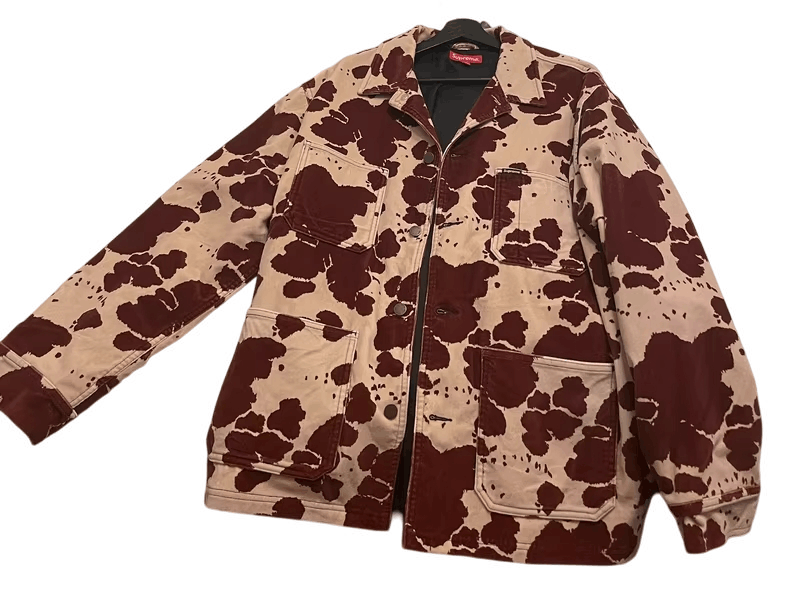 Supreme Velvet Chore Coat Cow 【公式通販】
