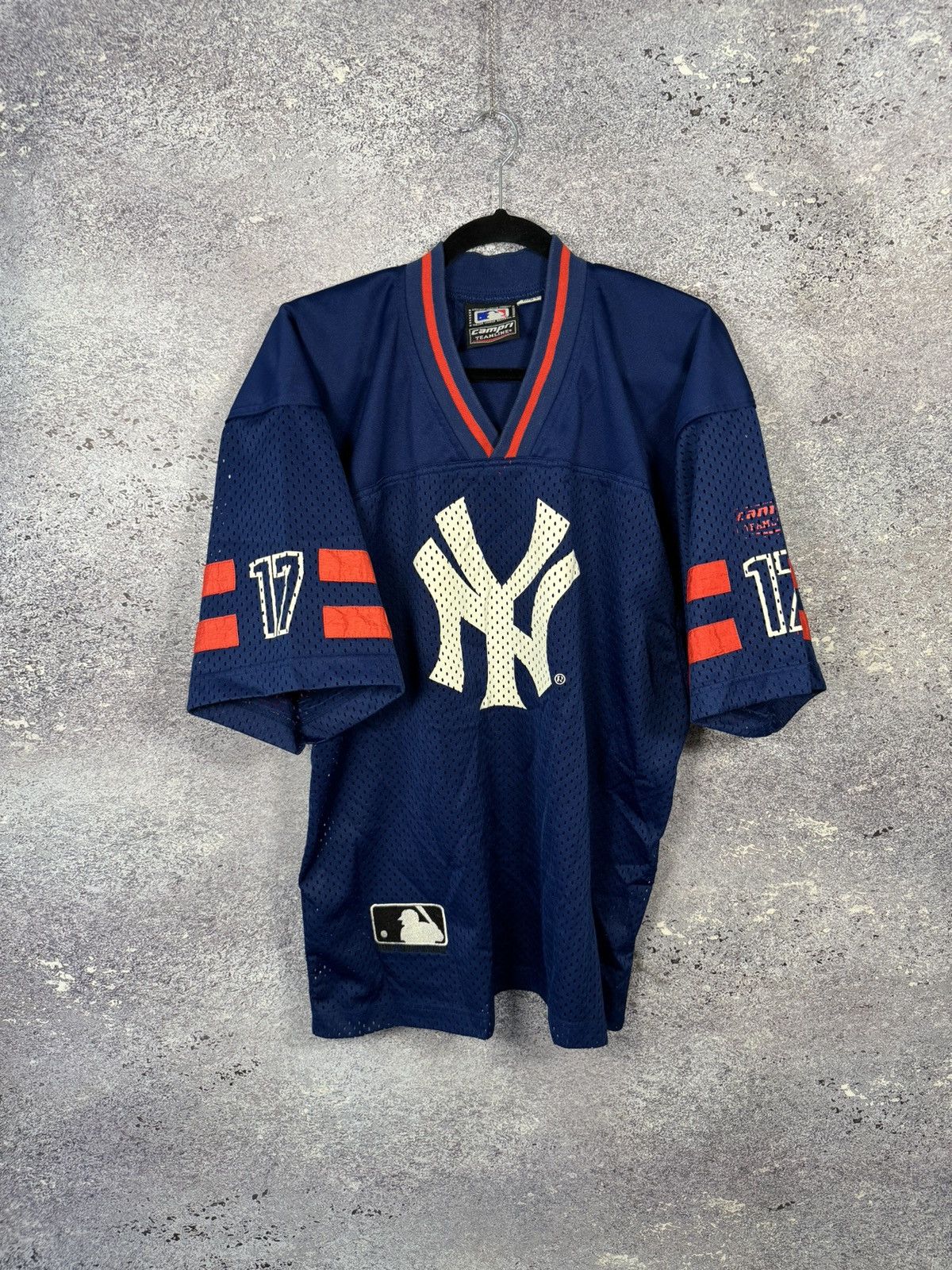 NFL × New York Yankees 90’s New York Yankees Campri Vintage Baseball Jersey Size US M / EU 48-50 / 2 - 1 Thumbnail